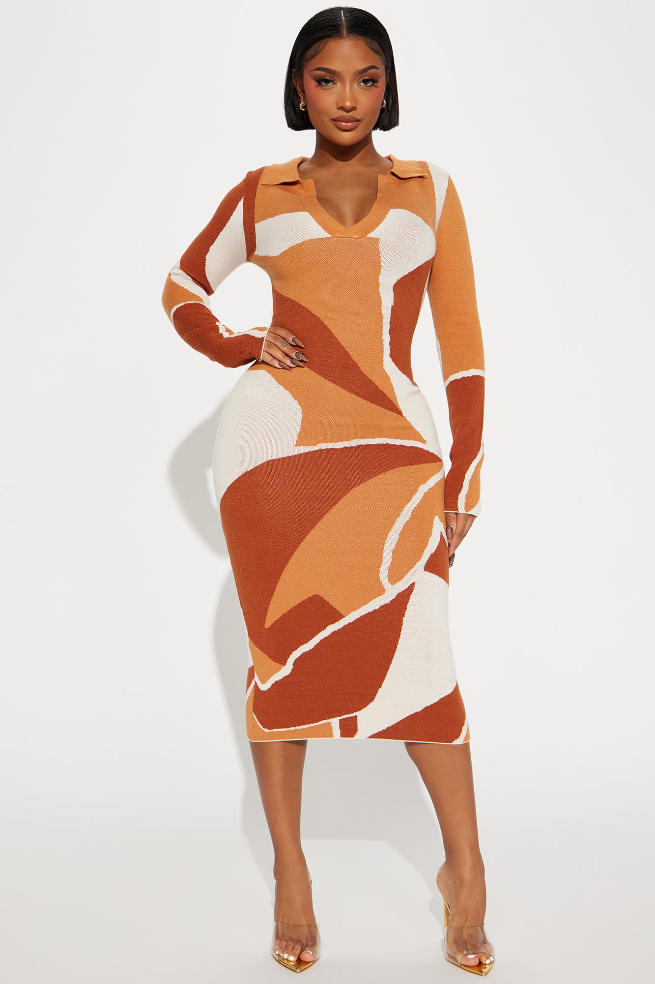 Carmel Sweater Midi Dress