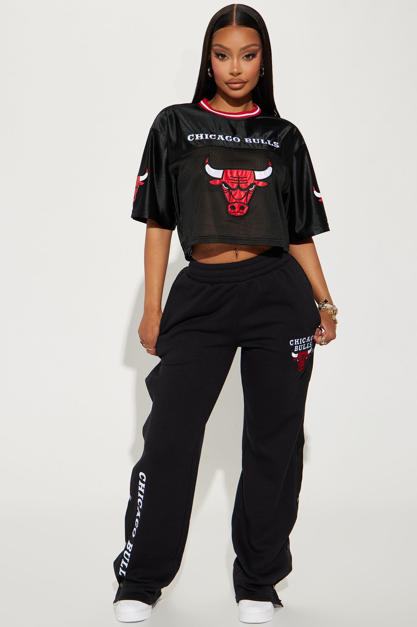 Chicago Bulls Snap Button Pants