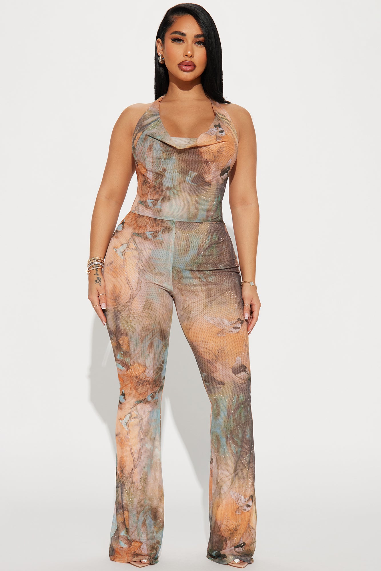 Invite Me Over Mesh Jumpsuit