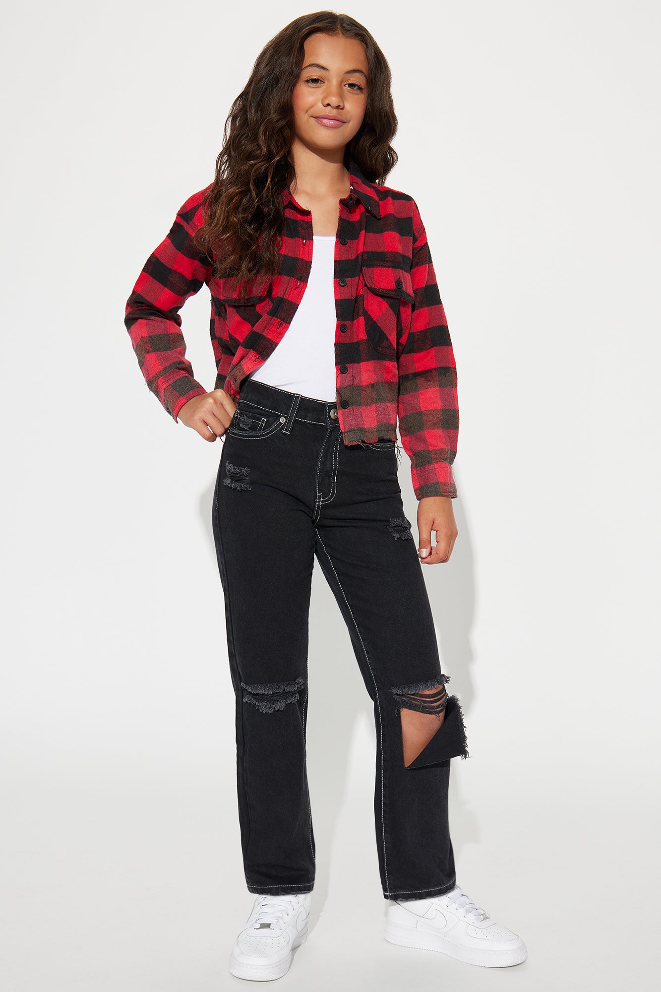 Mini Leave It To Me Straight Leg Jeans