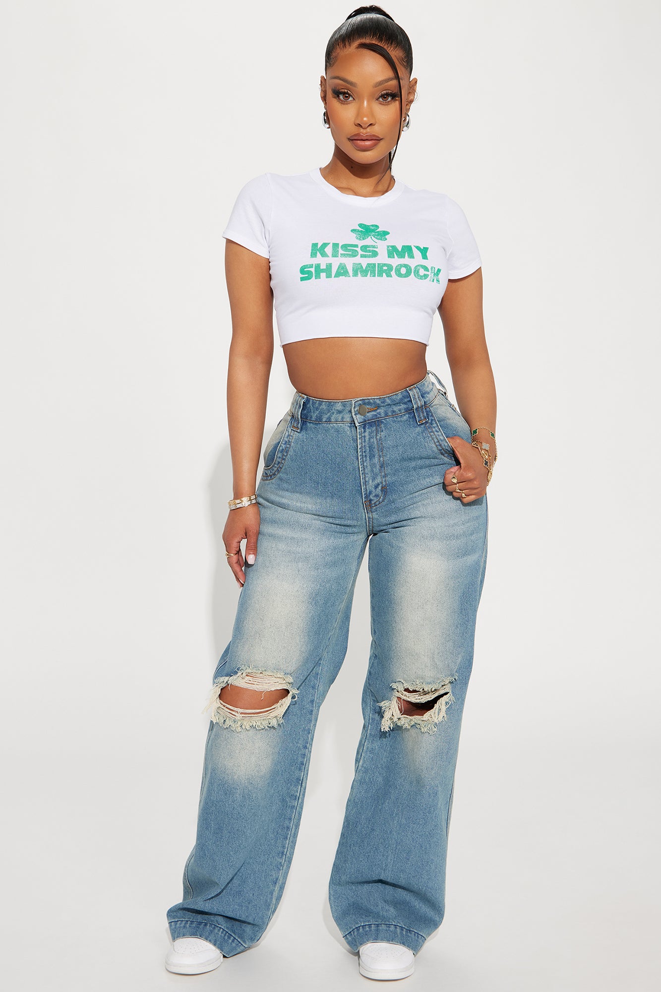 Drew Drop Waist Baggy Jeans