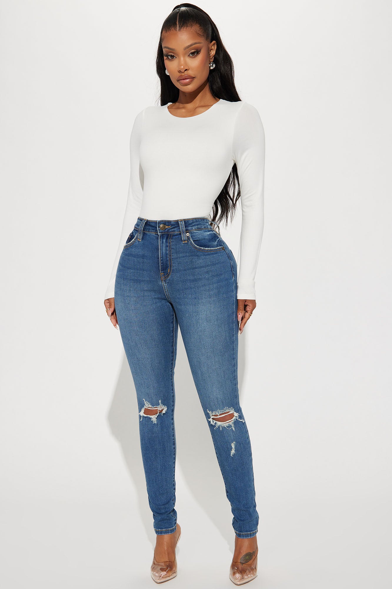 Kinsley Control Curvy Stretch Skinny Jeans