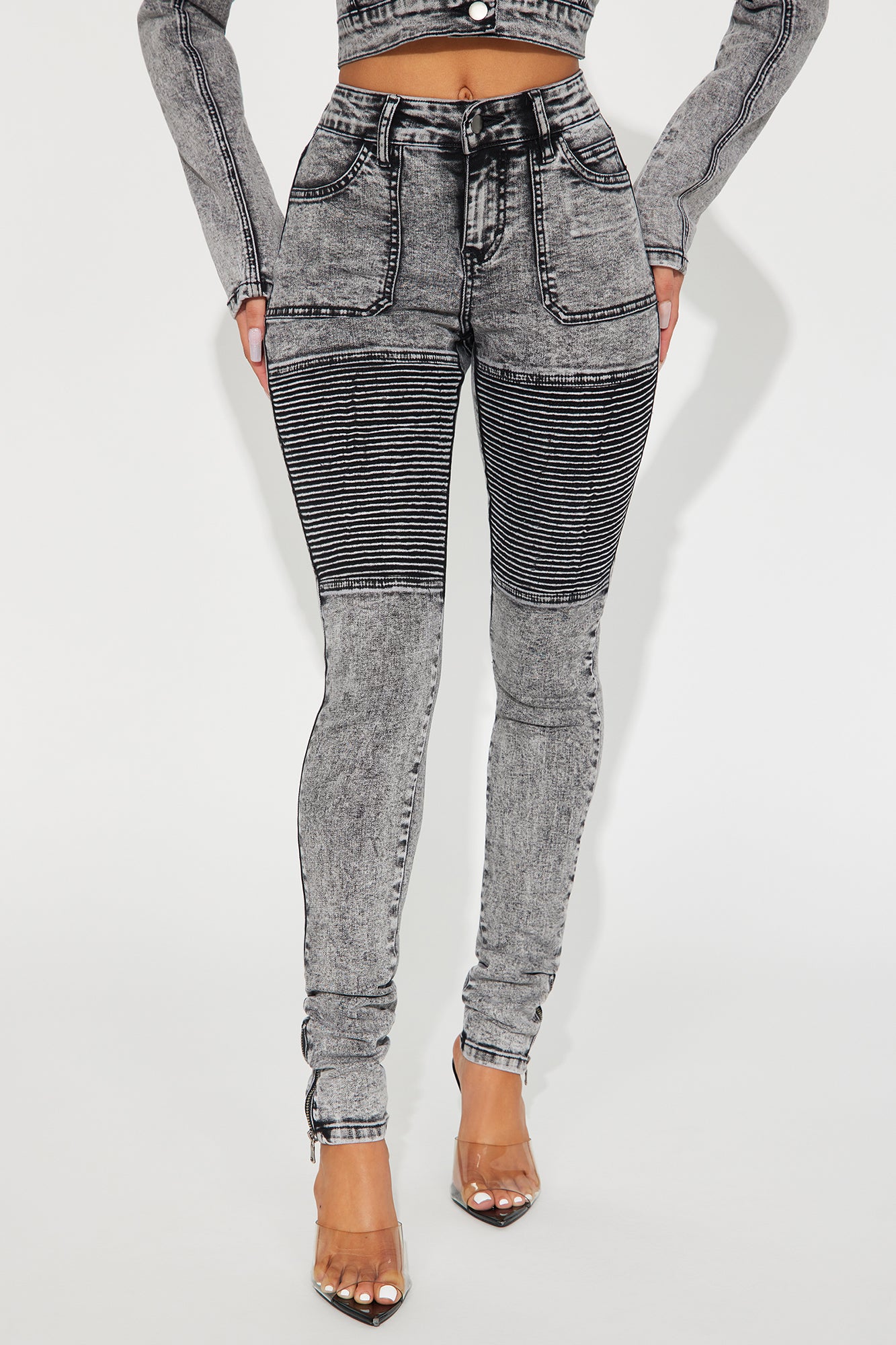 Moto Madness Stretch Skinny Jeans
