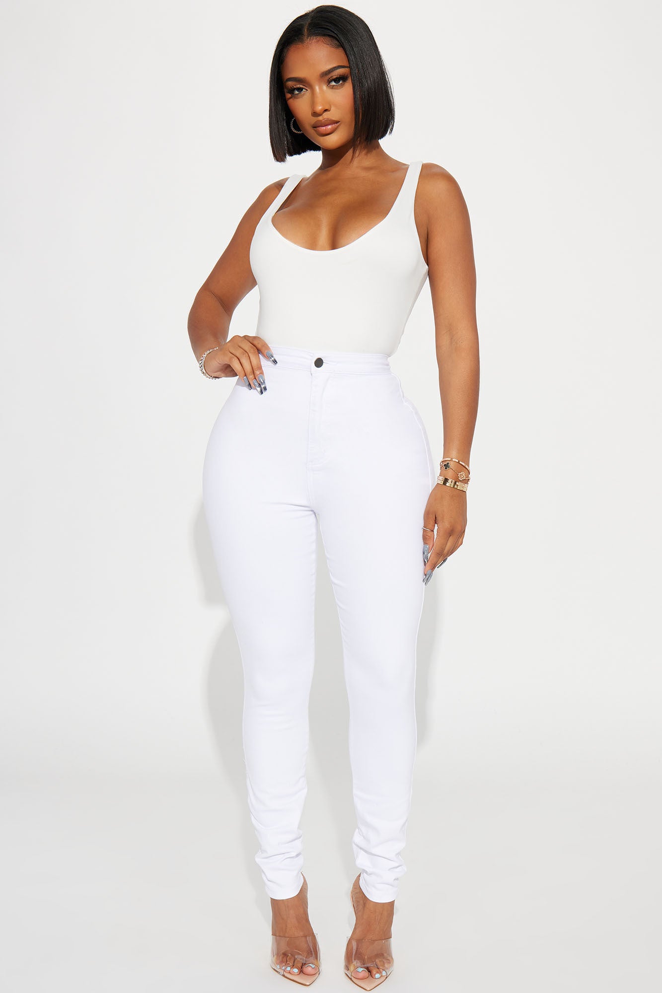 Luxe Ultra High Waist Skinny Jeans