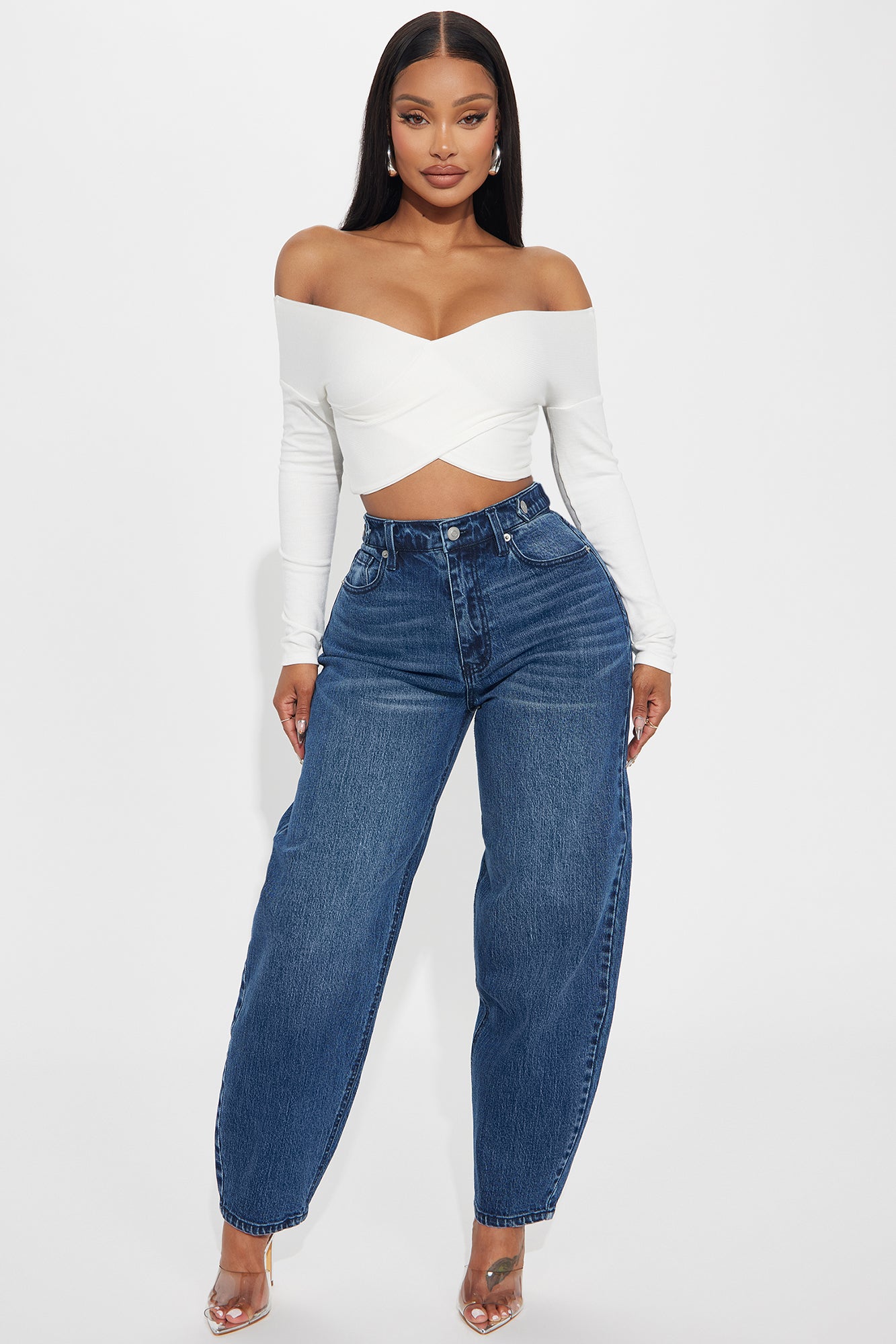For The Record Stretch Taper Leg Jeans