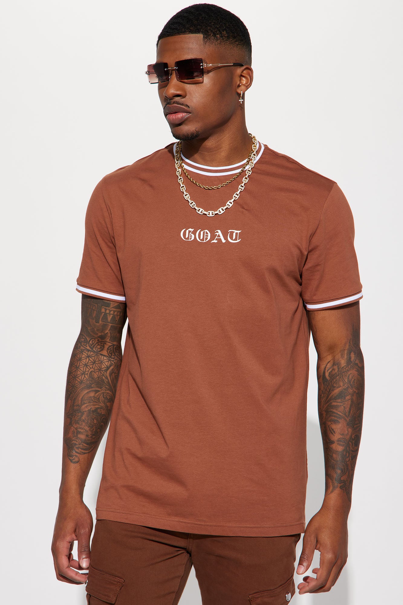 GOAT Old English Short Sleeve Tee