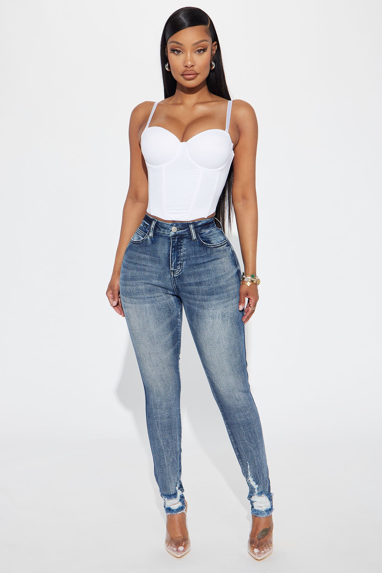 Long Story Short Sculpting Stretch Skinny Jeans