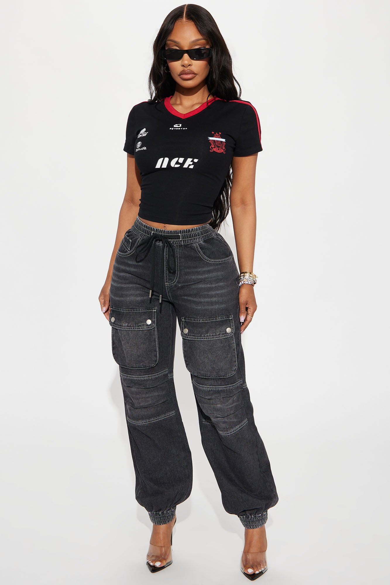 On A Different Level Cargo Denim Joggers