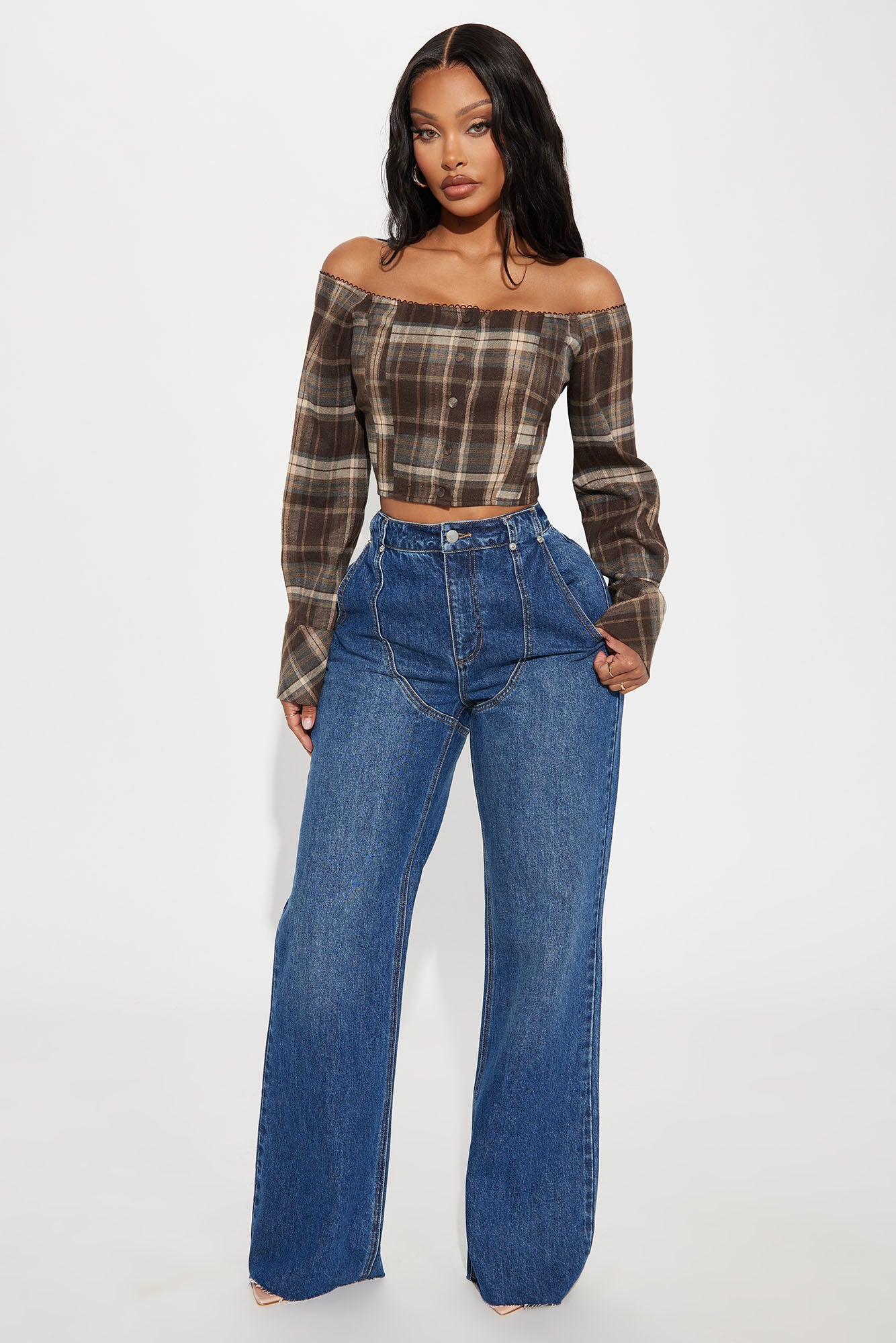 Got That Touch Seaming Flare Jeans
