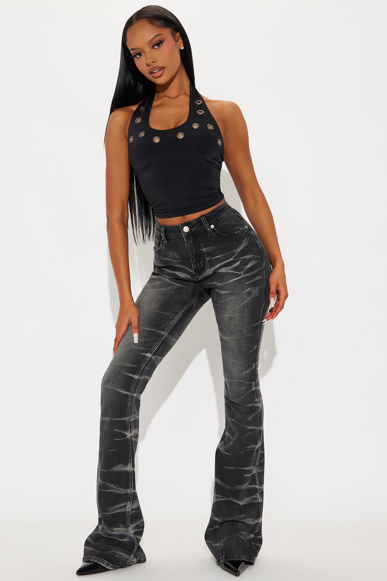 Tall So On Point Stretch Flare Jeans