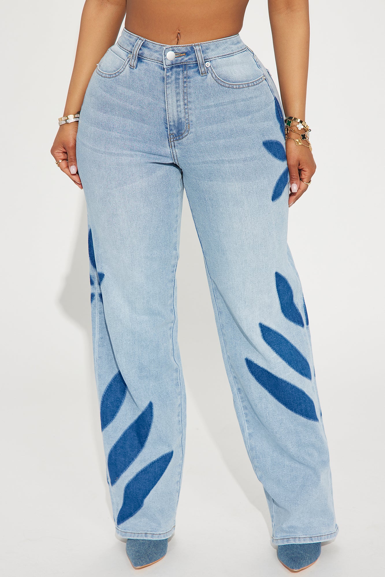 Loves Me Not Stretch Straight Leg Jeans