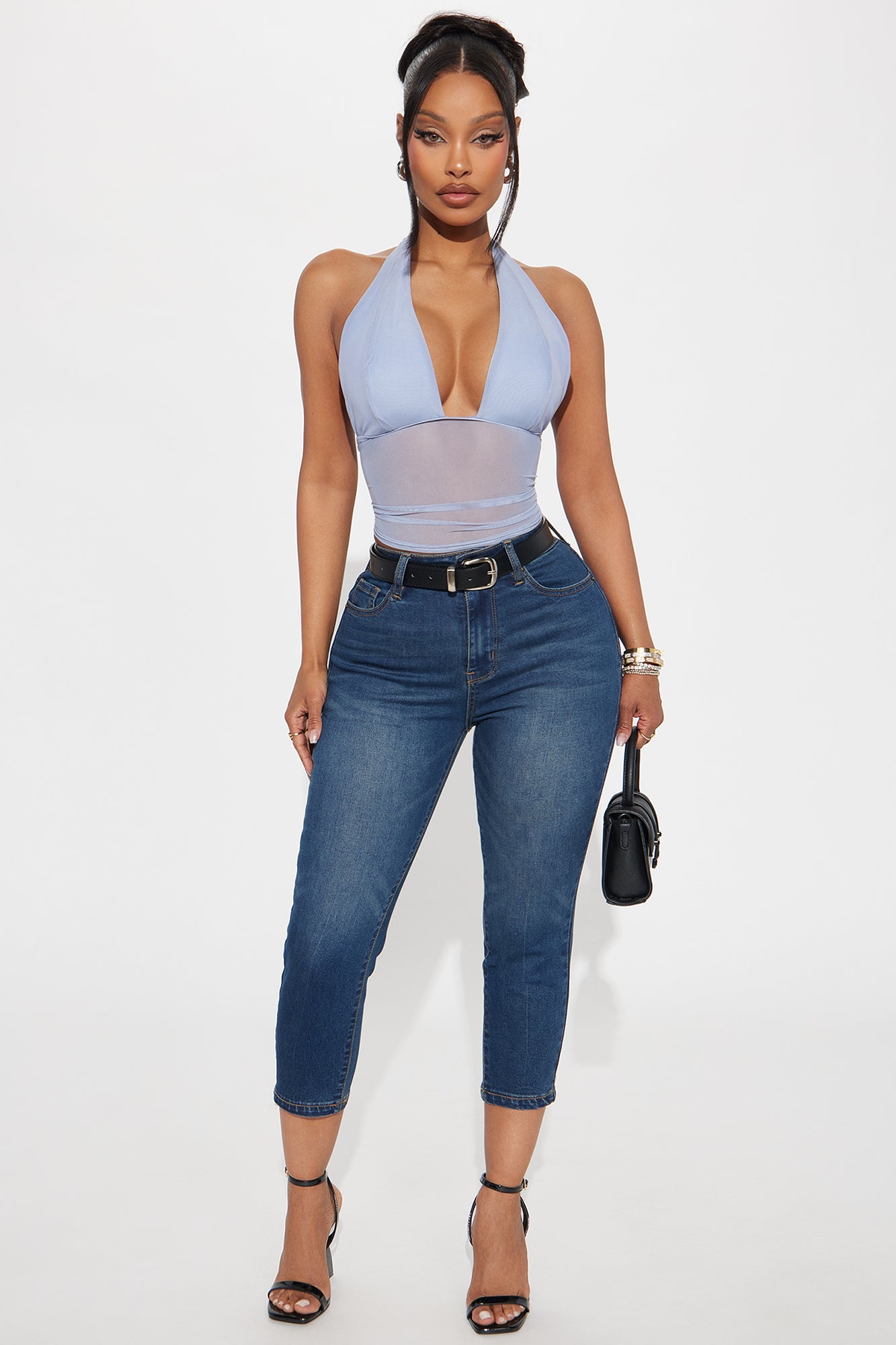 Wait Up Stretch Denim Capris