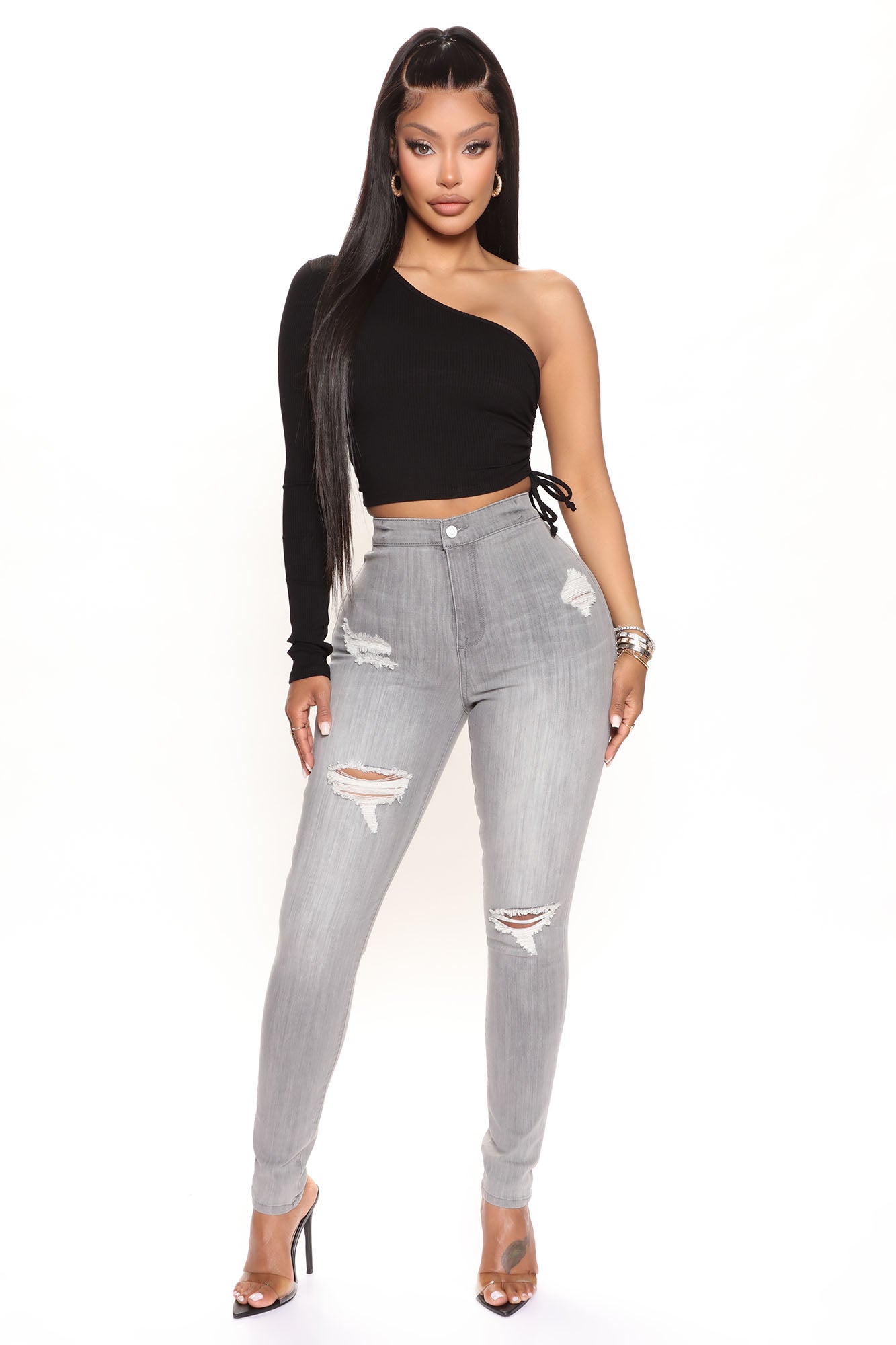 In The Night High Rise Skinny Jeans