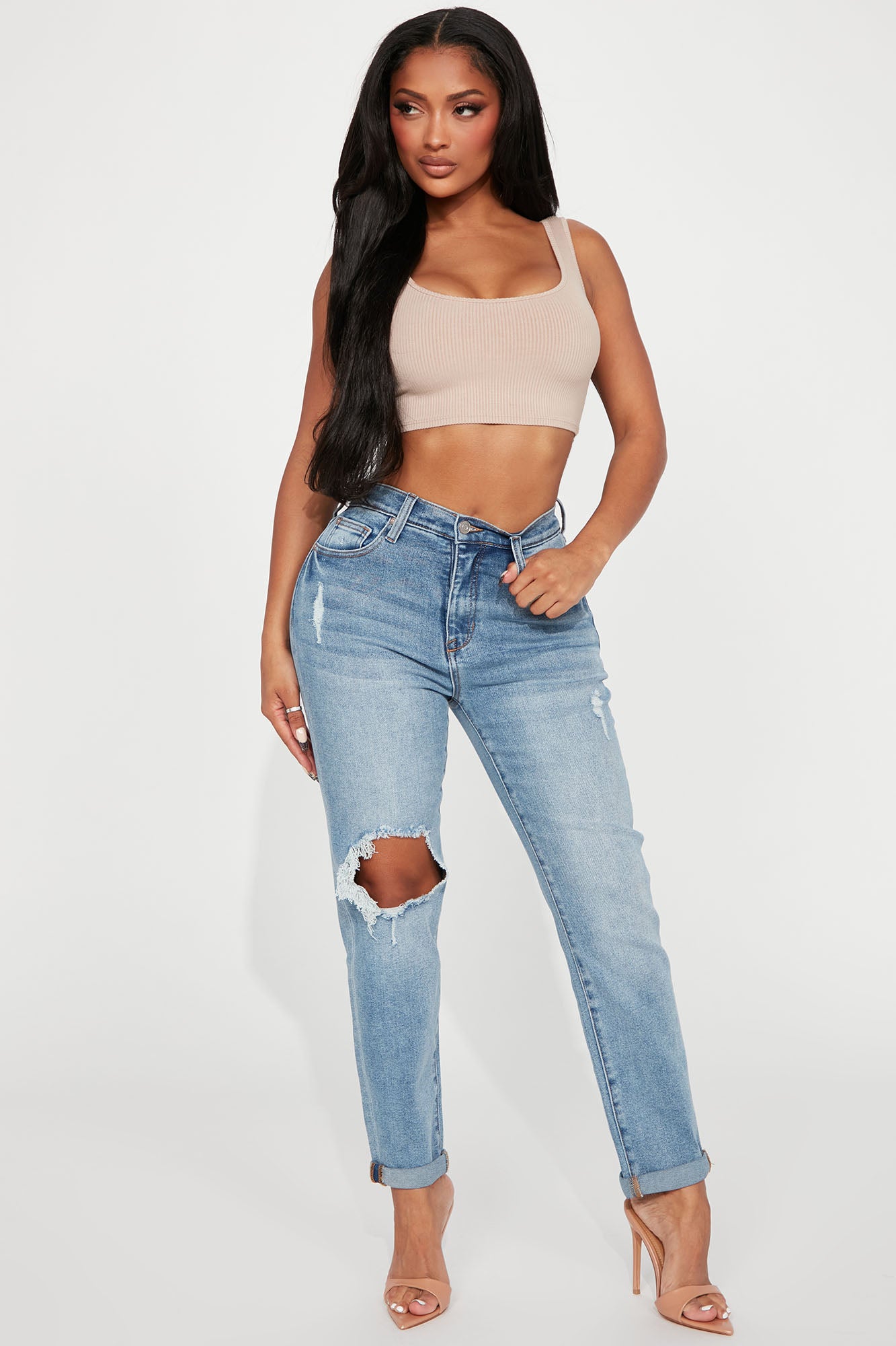 Need A New High Rise Mom Jeans