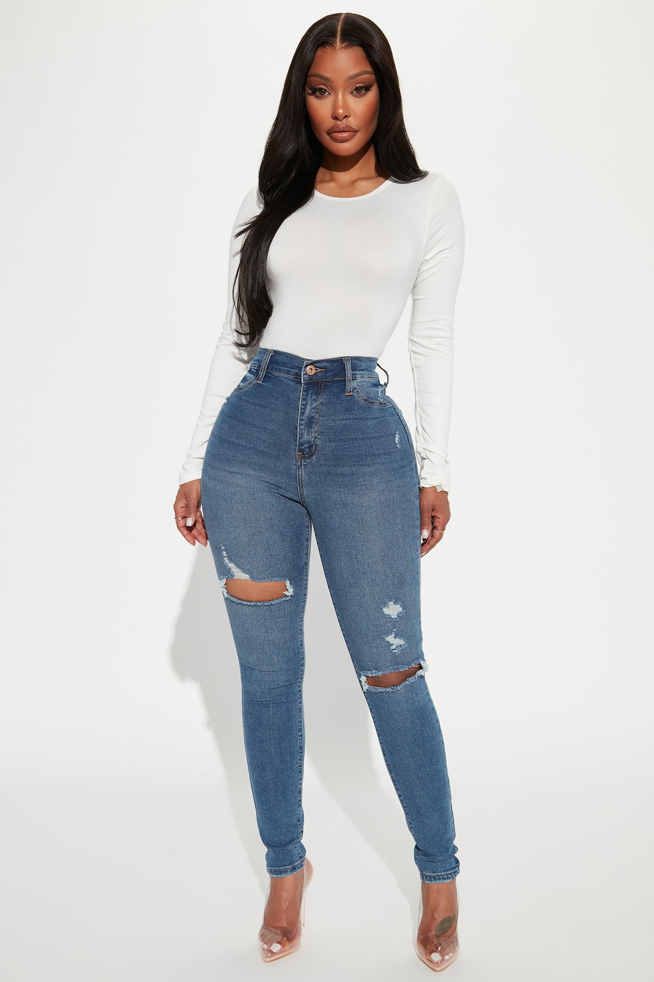 Turn' Heads Booty Lifting Skinny Jeans