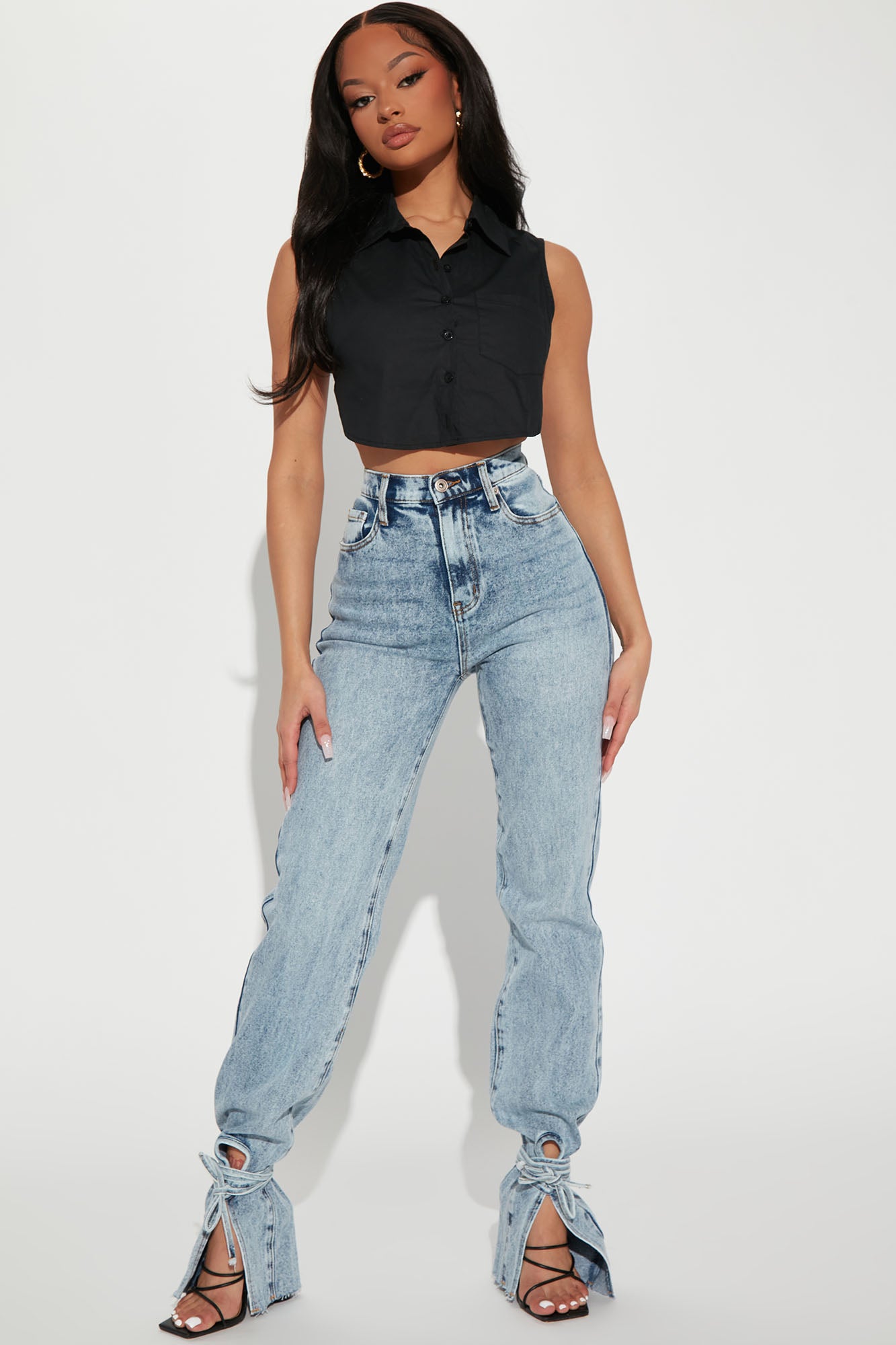 Tall All Tied Up Straight Leg Jeans