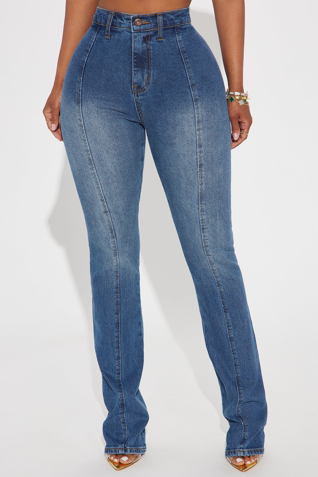 Tagging Along Stretch Bootcut Jeans