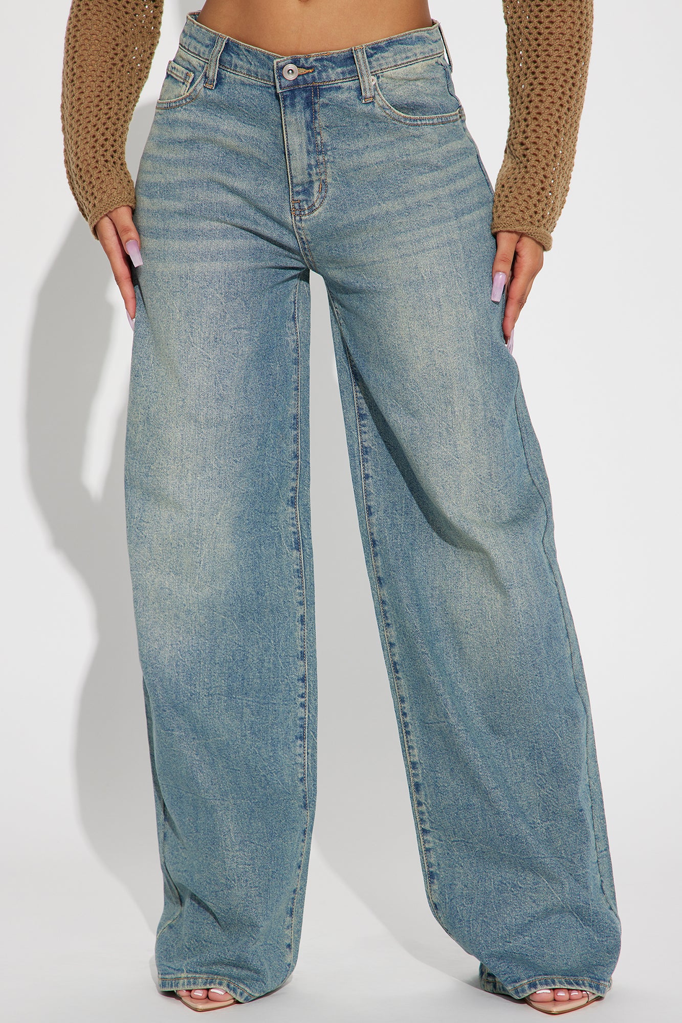 Shock And Awe Vintage Tinted Baggy Jeans