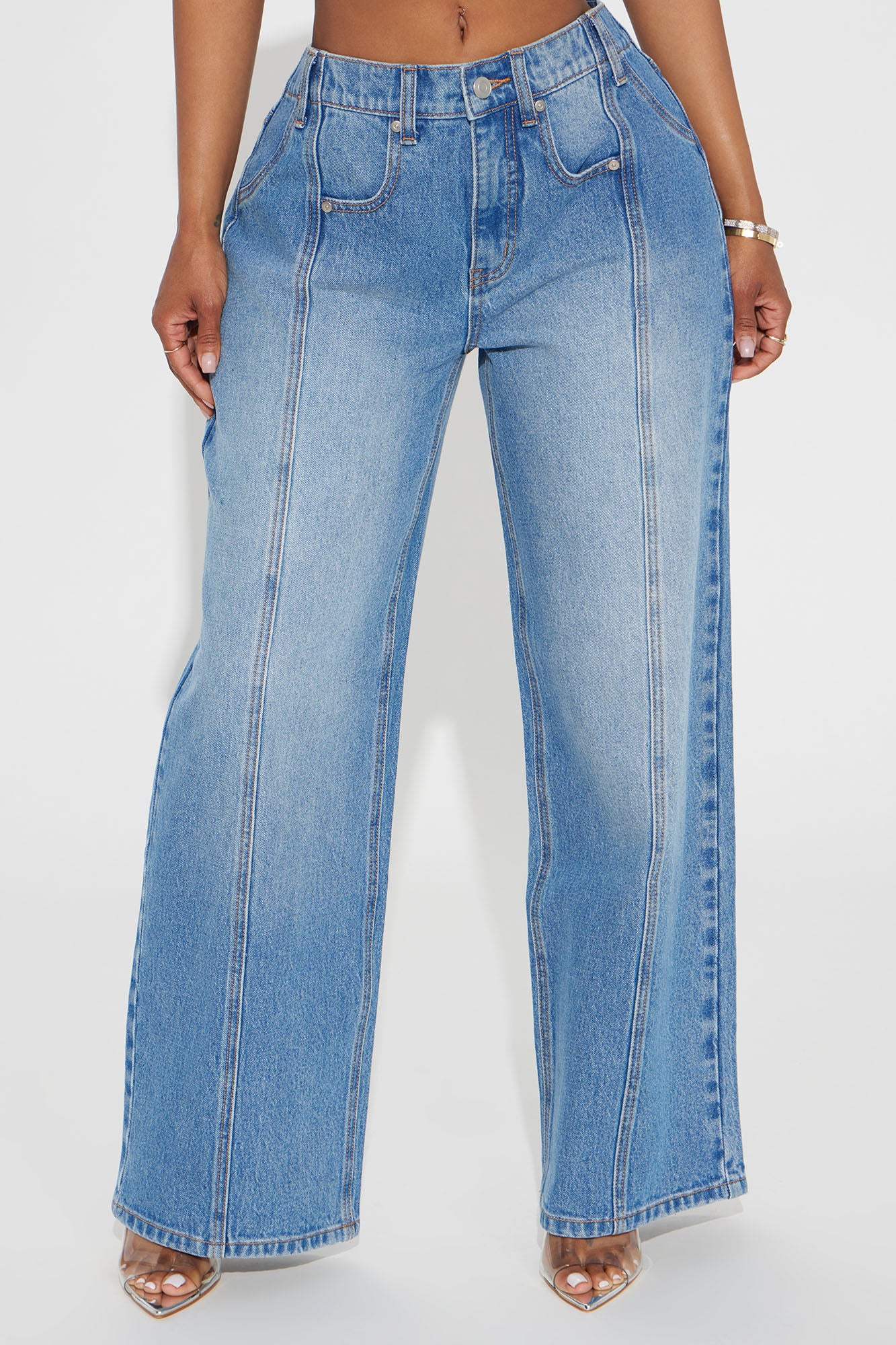 Full Focus Wide Leg Jeans