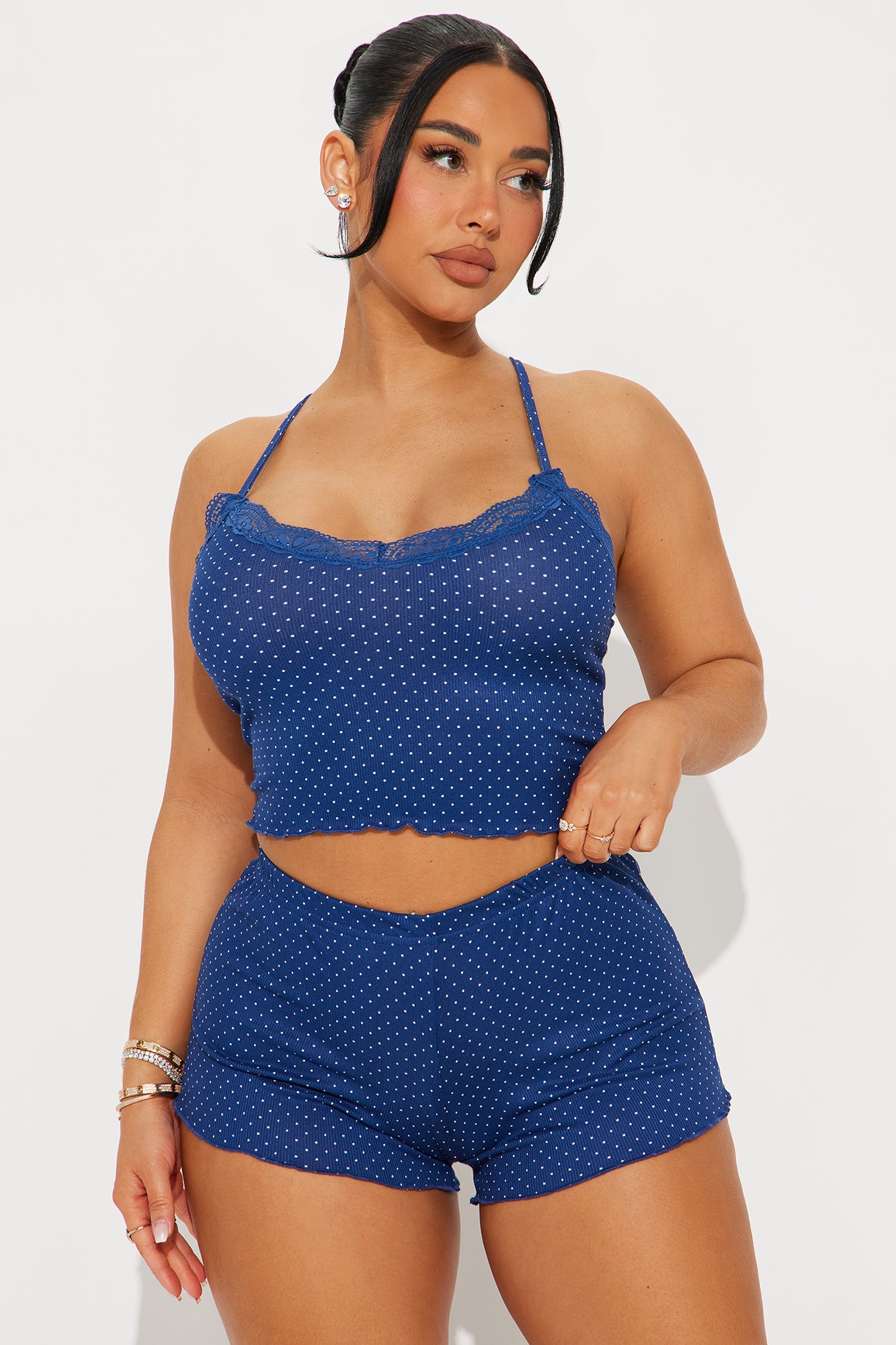 Always Dreaming Ribbed PJ Short Set