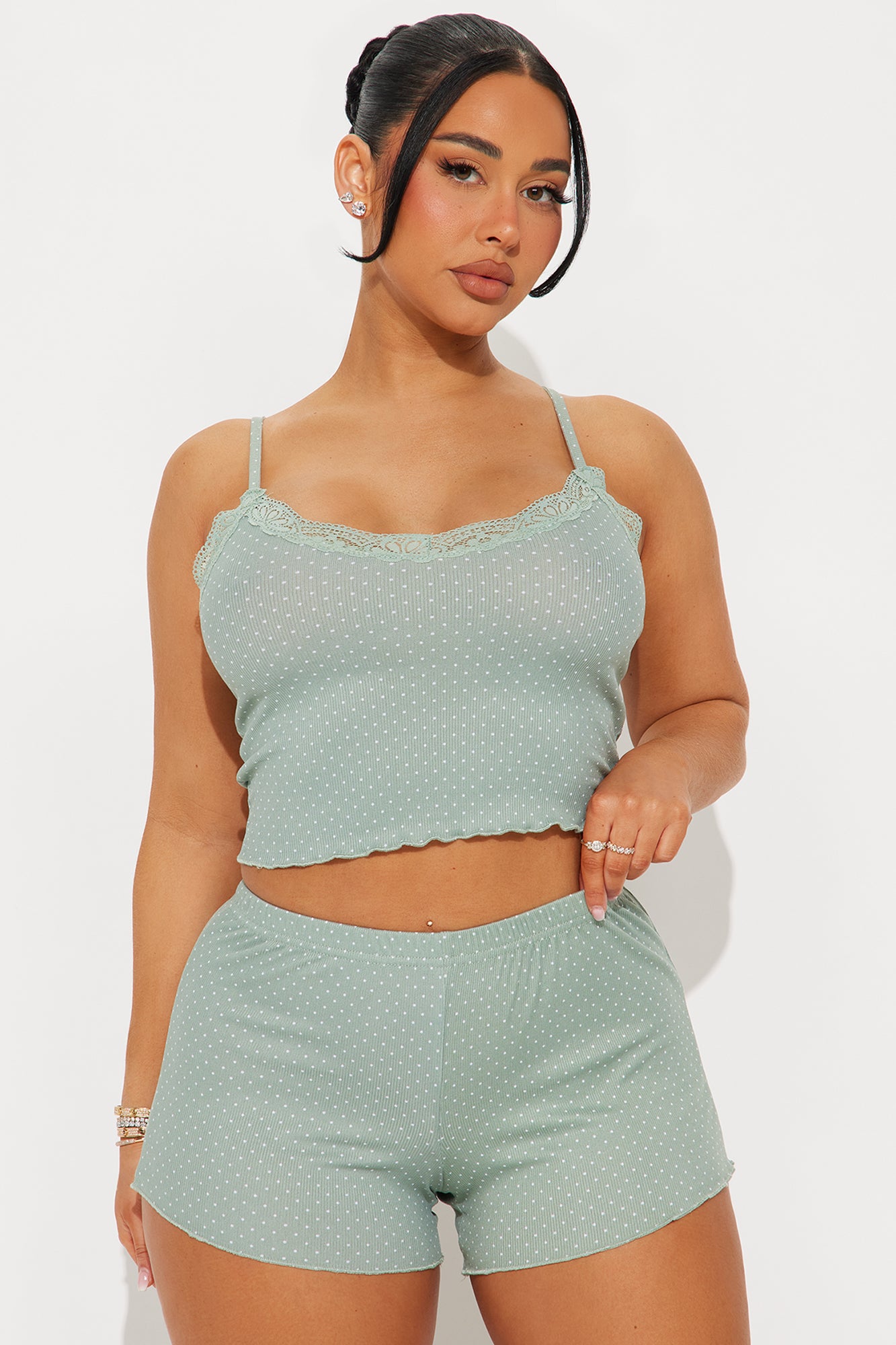 Always Dreaming Ribbed PJ Short Set