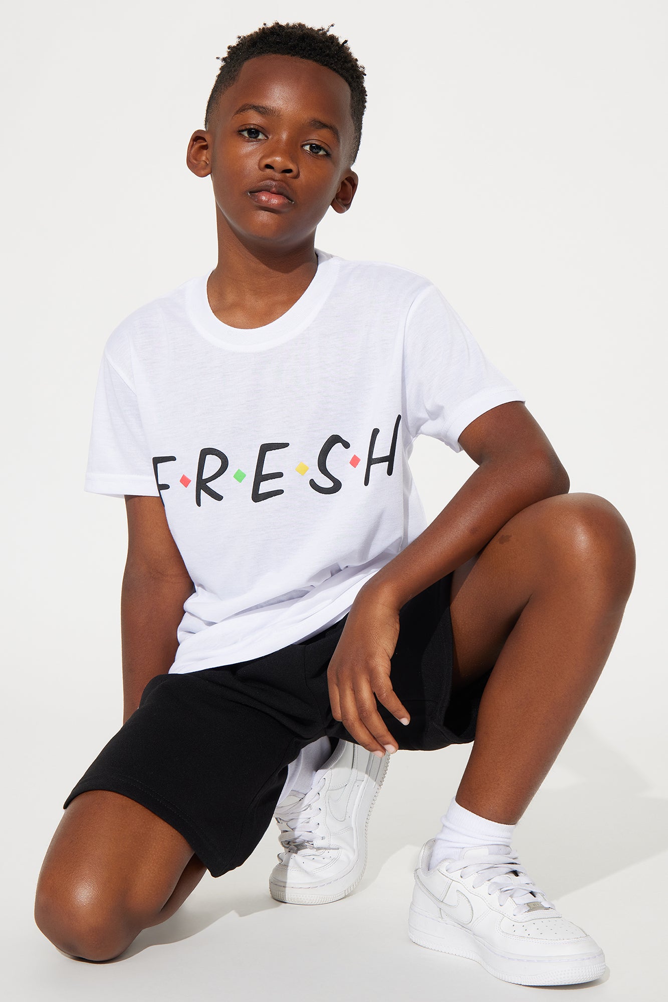 Mini He's So Fresh Short Set