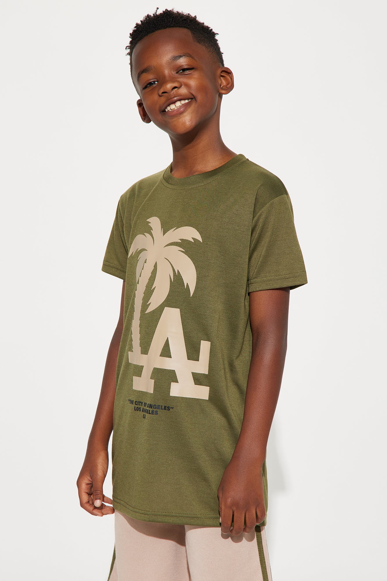 Mini Palm Trees Of LA Short Set