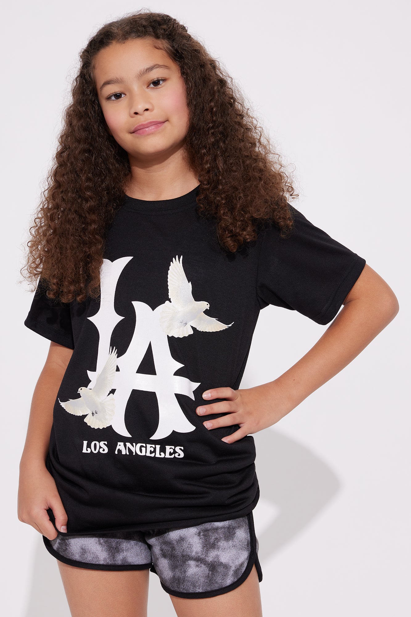 Mini LA Doves Short Set