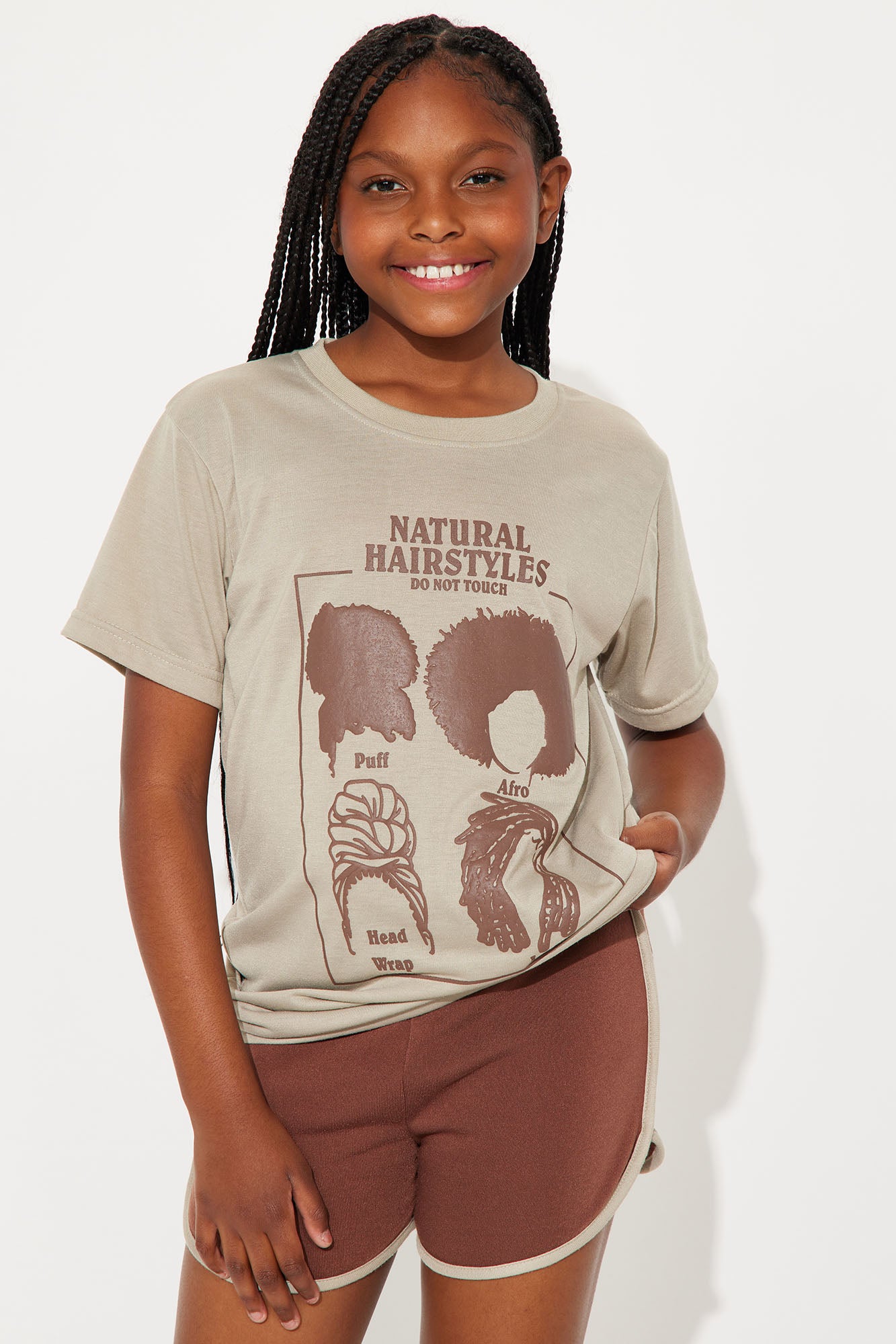 Mini Natural Hair Short Set