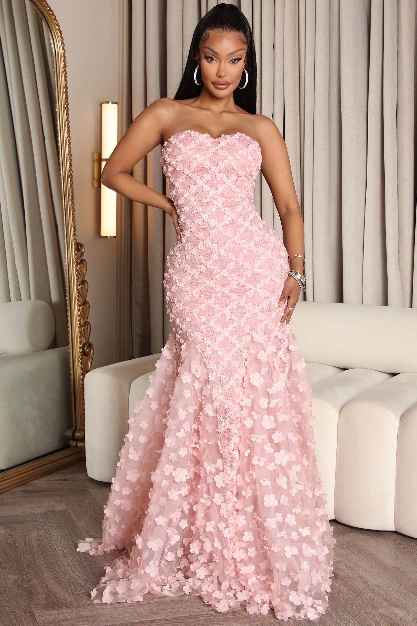 Carmen Floral Maxi Gown