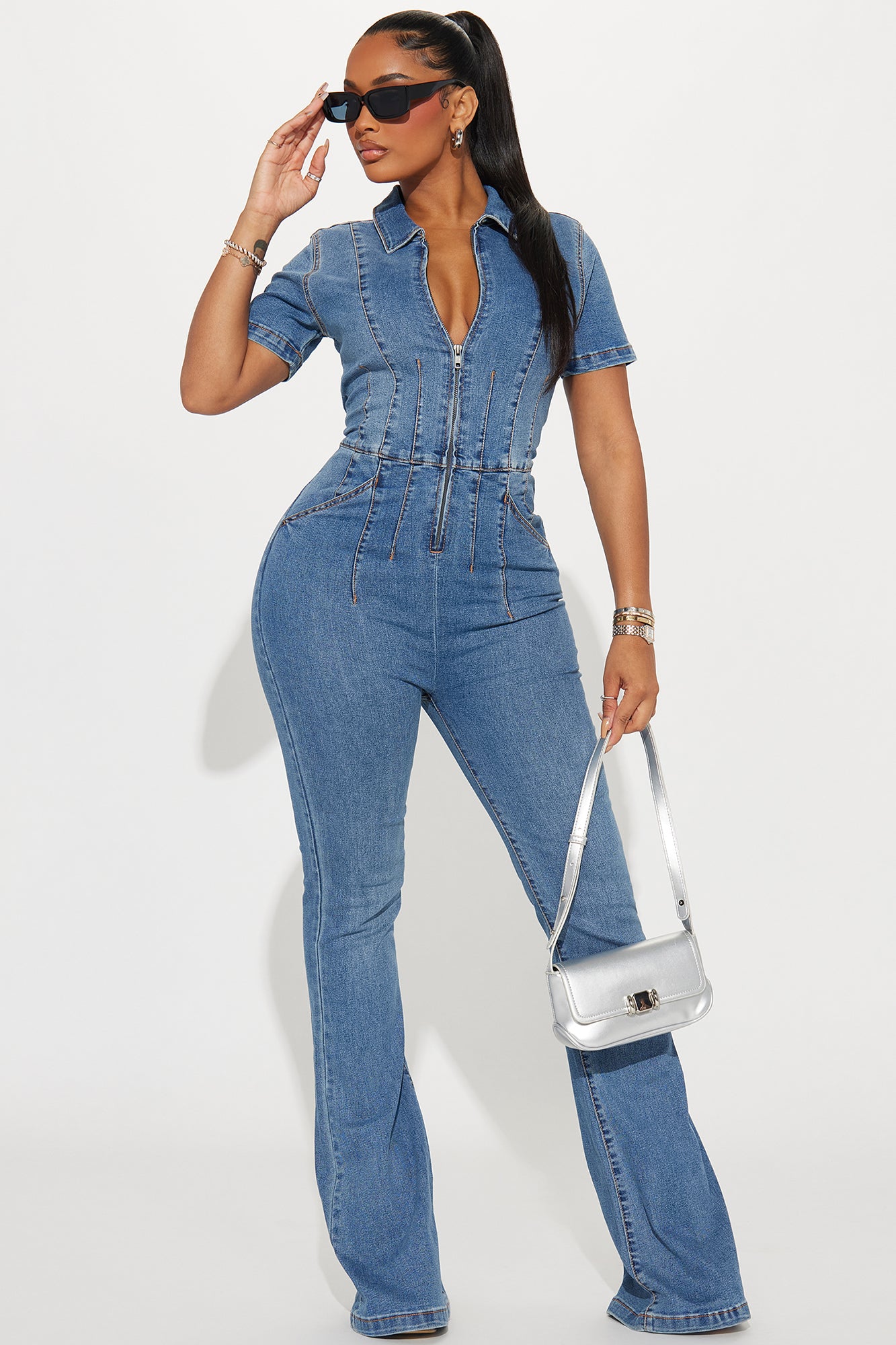 Big Decisions Denim Jumpsuit