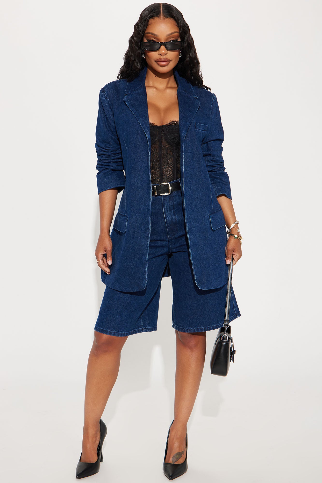 Selma Denim Jort Set