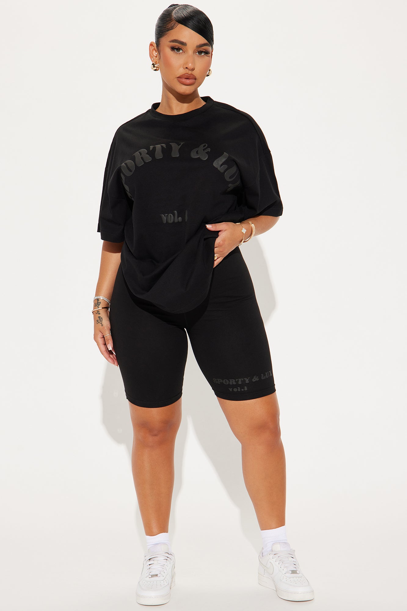 Sporty & Lux Biker Short Set