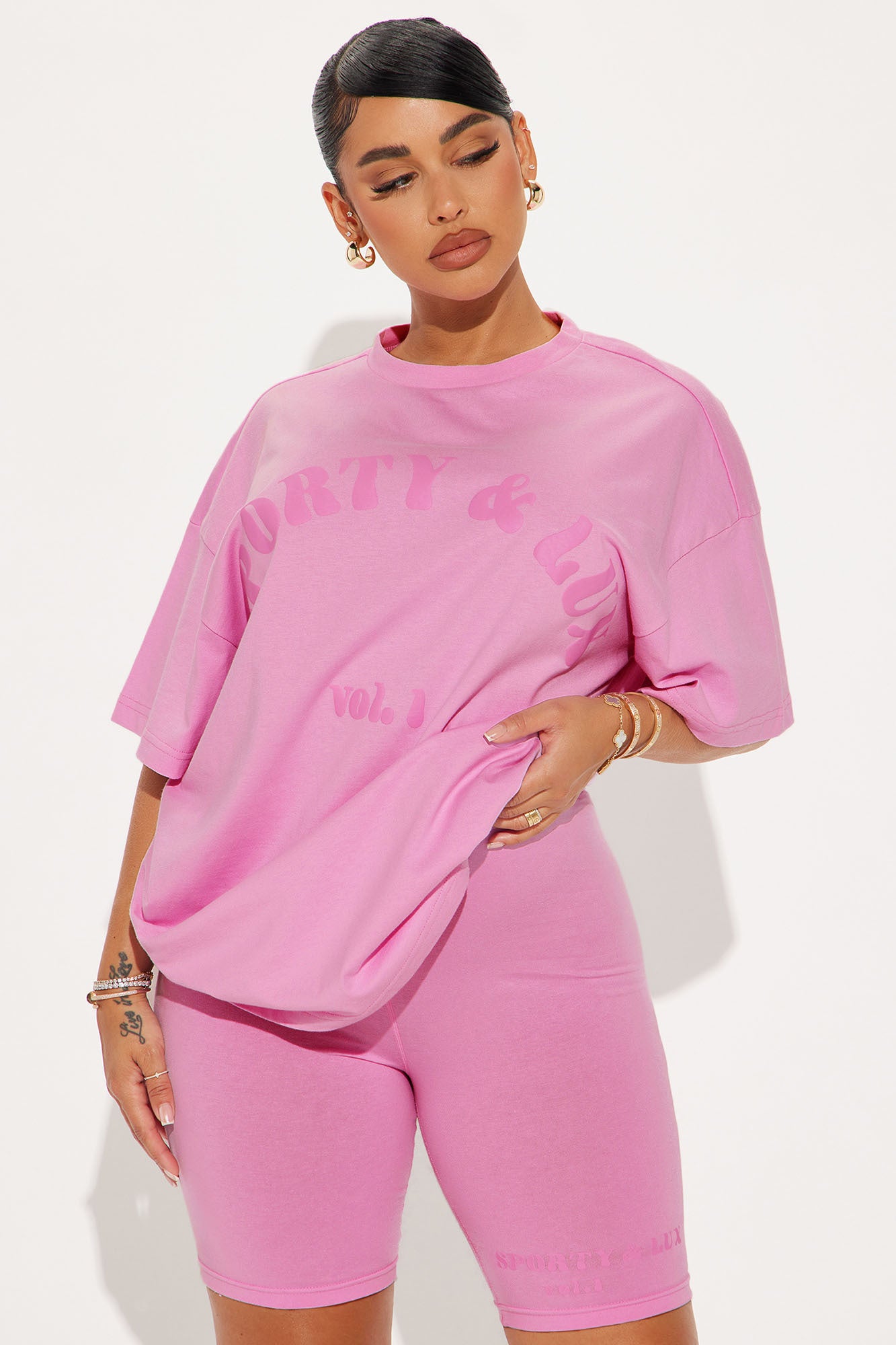 Sporty & Lux Biker Short Set