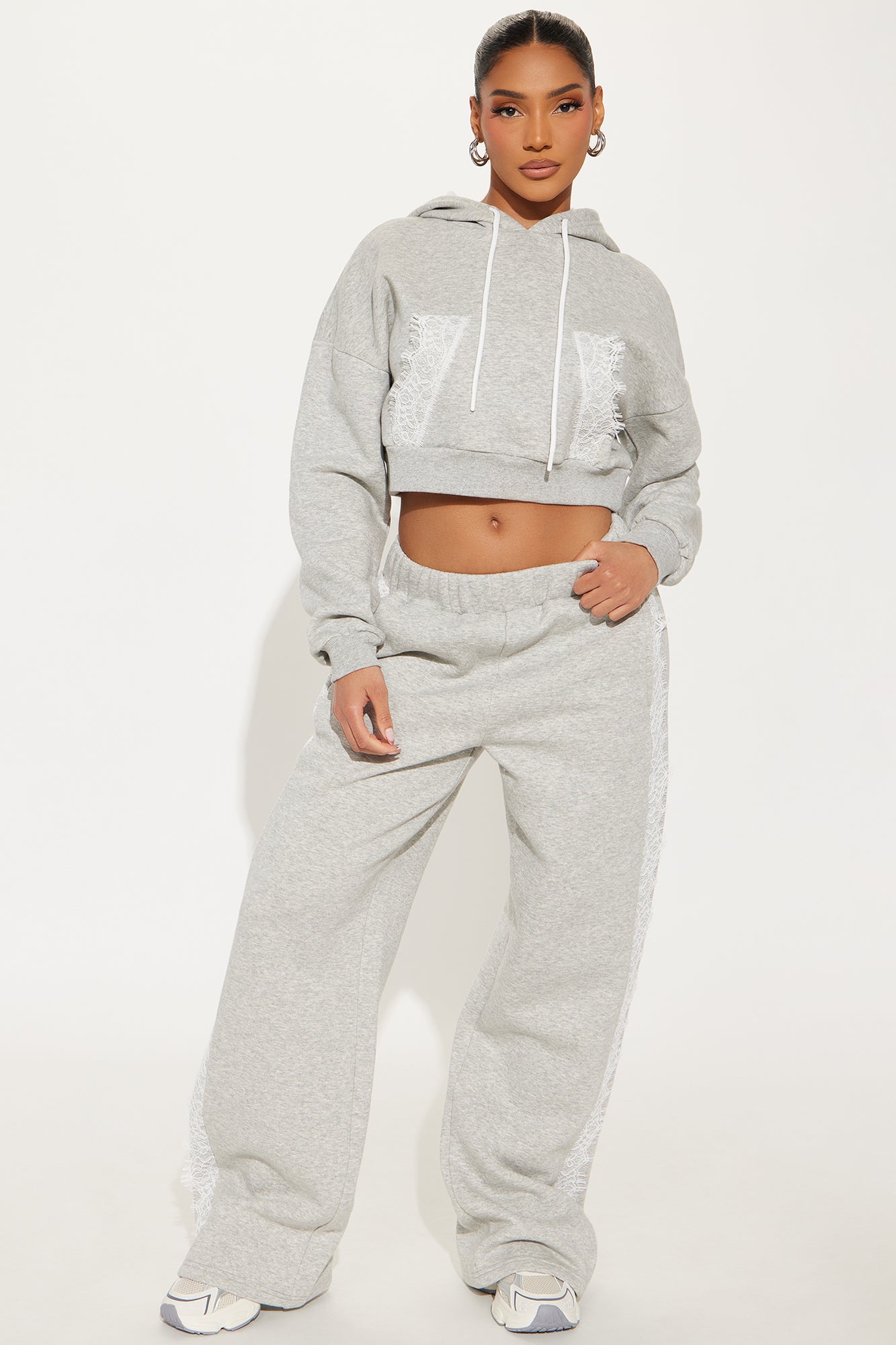 Lacey Fleece Sweatsuit Set