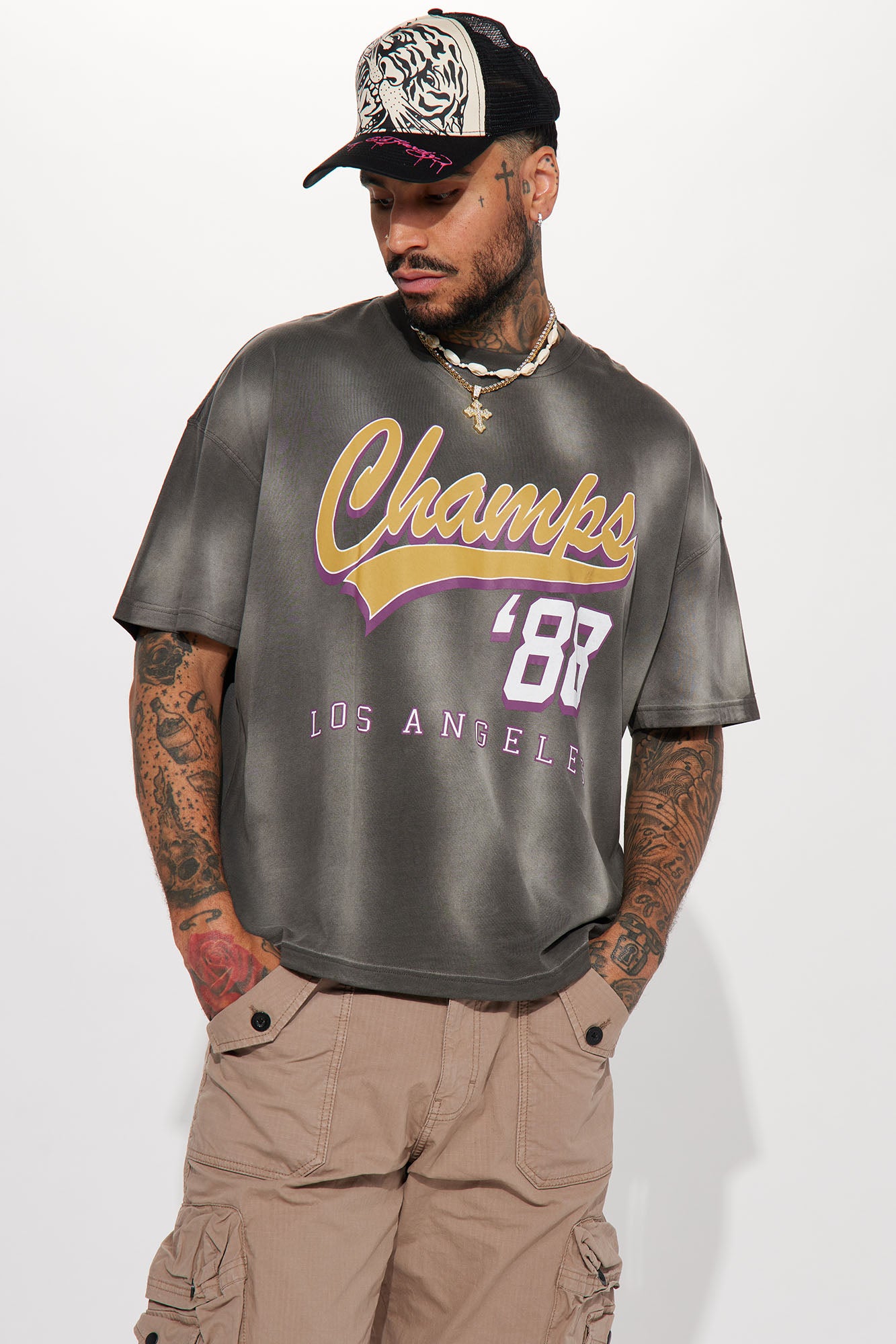 Eighty Eight Champs Oversized Short Sleeve Tee