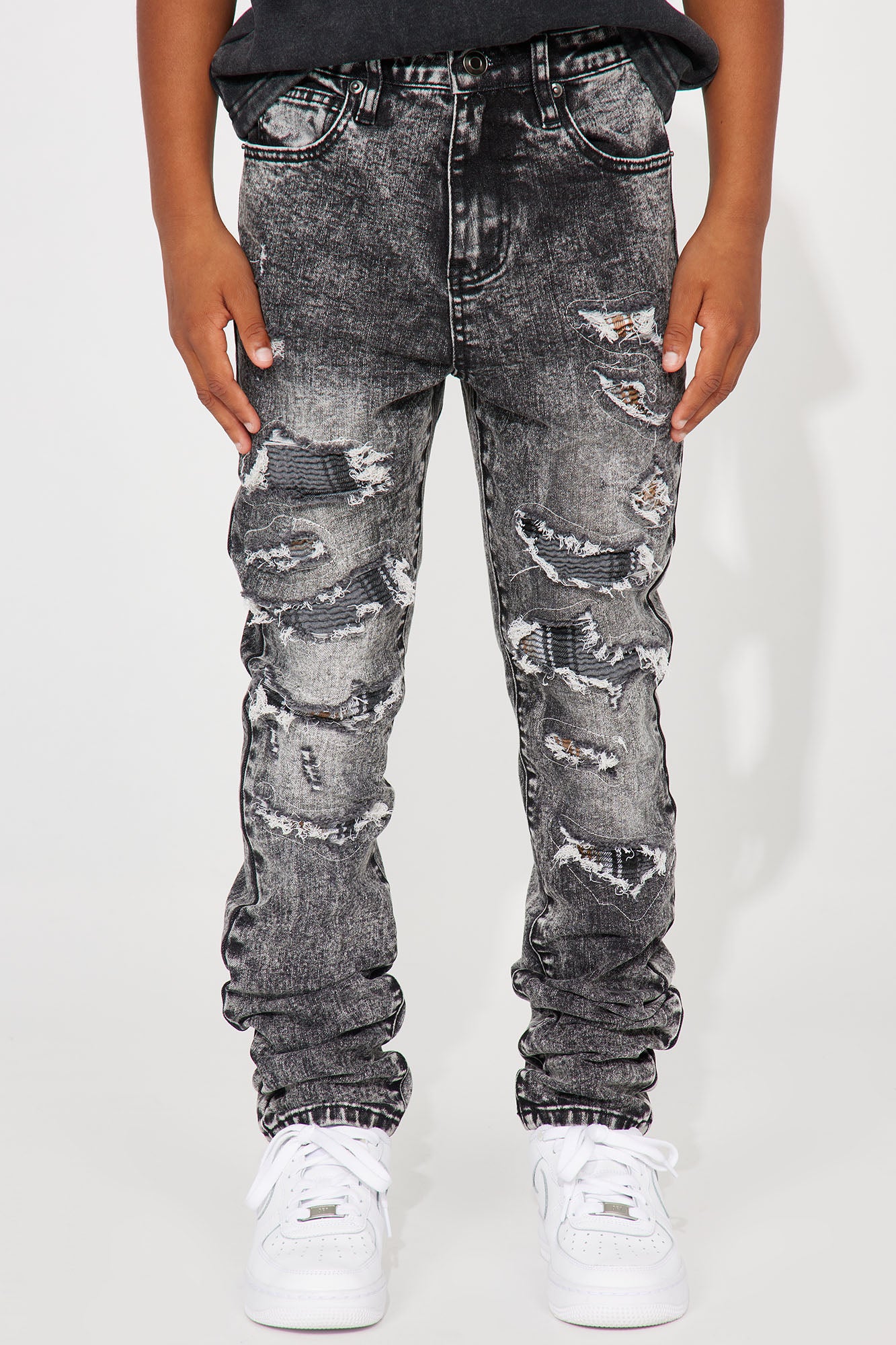 Mini Can't Stop The Distress Skinny Jean
