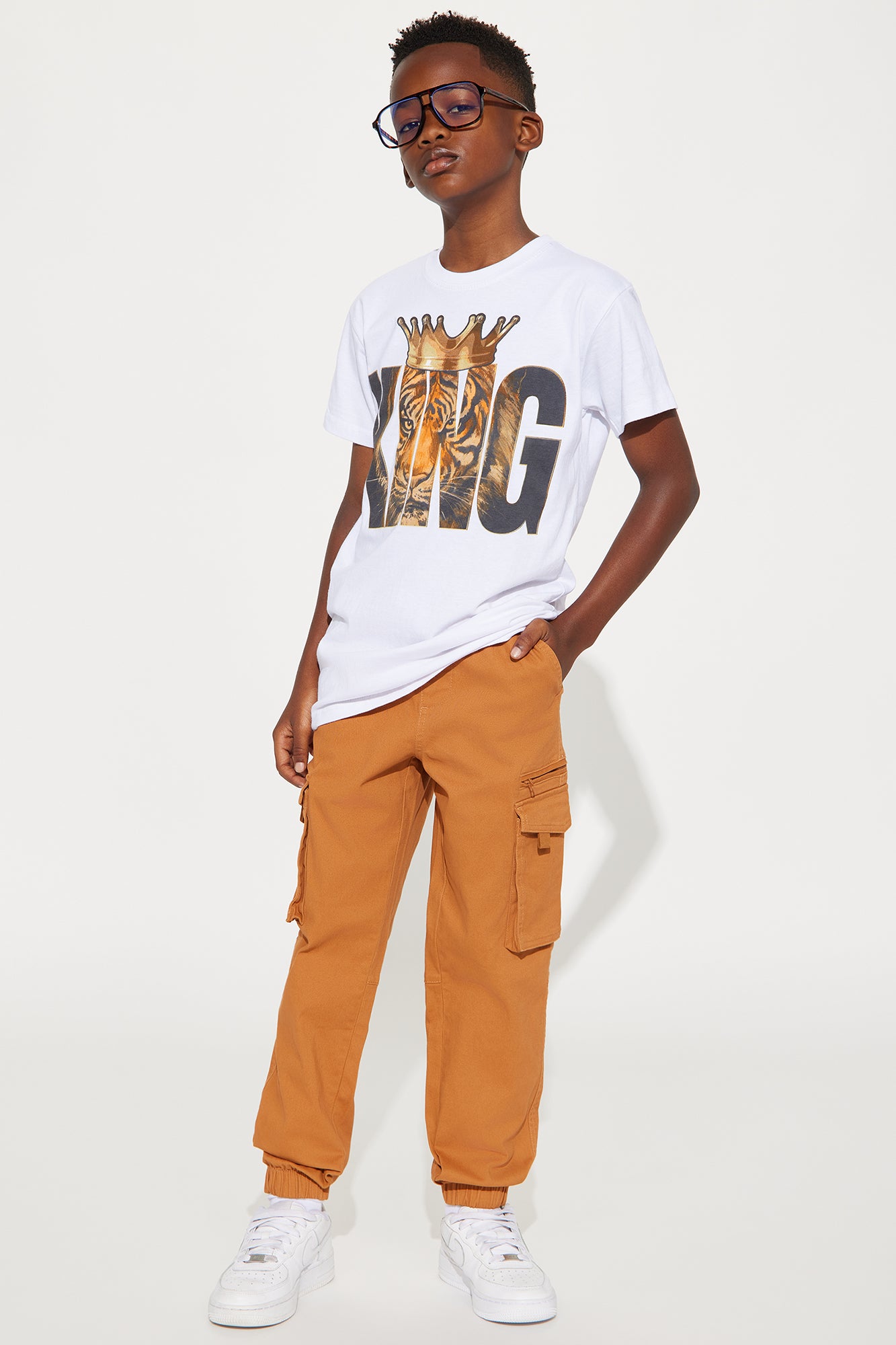 Mini Power And Strength Cargo Jogger Twill Pant