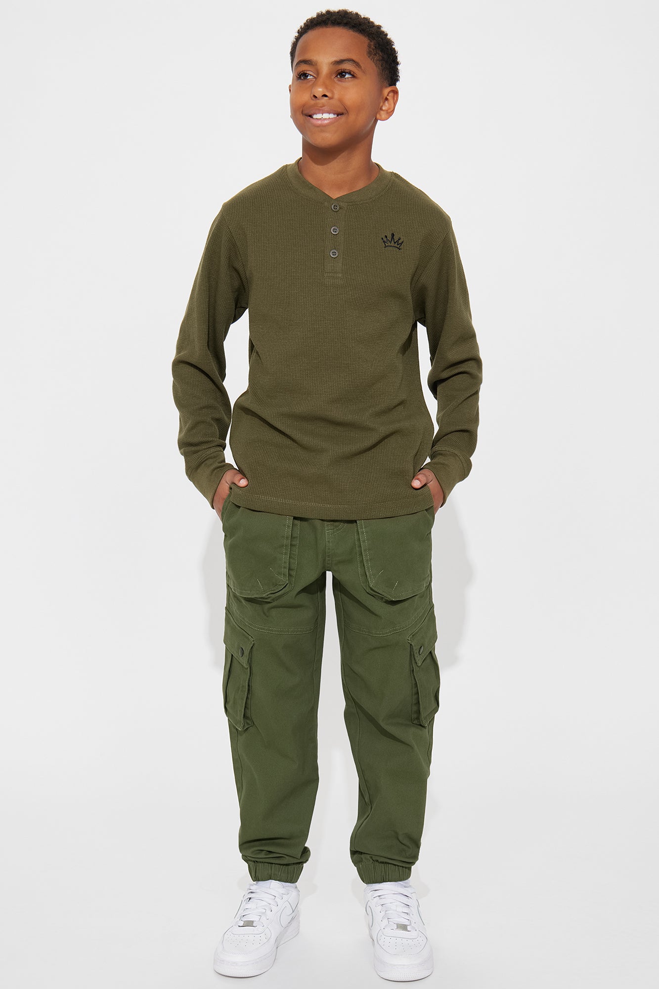 Mini Sammy Cargo Jogger Twill Pant