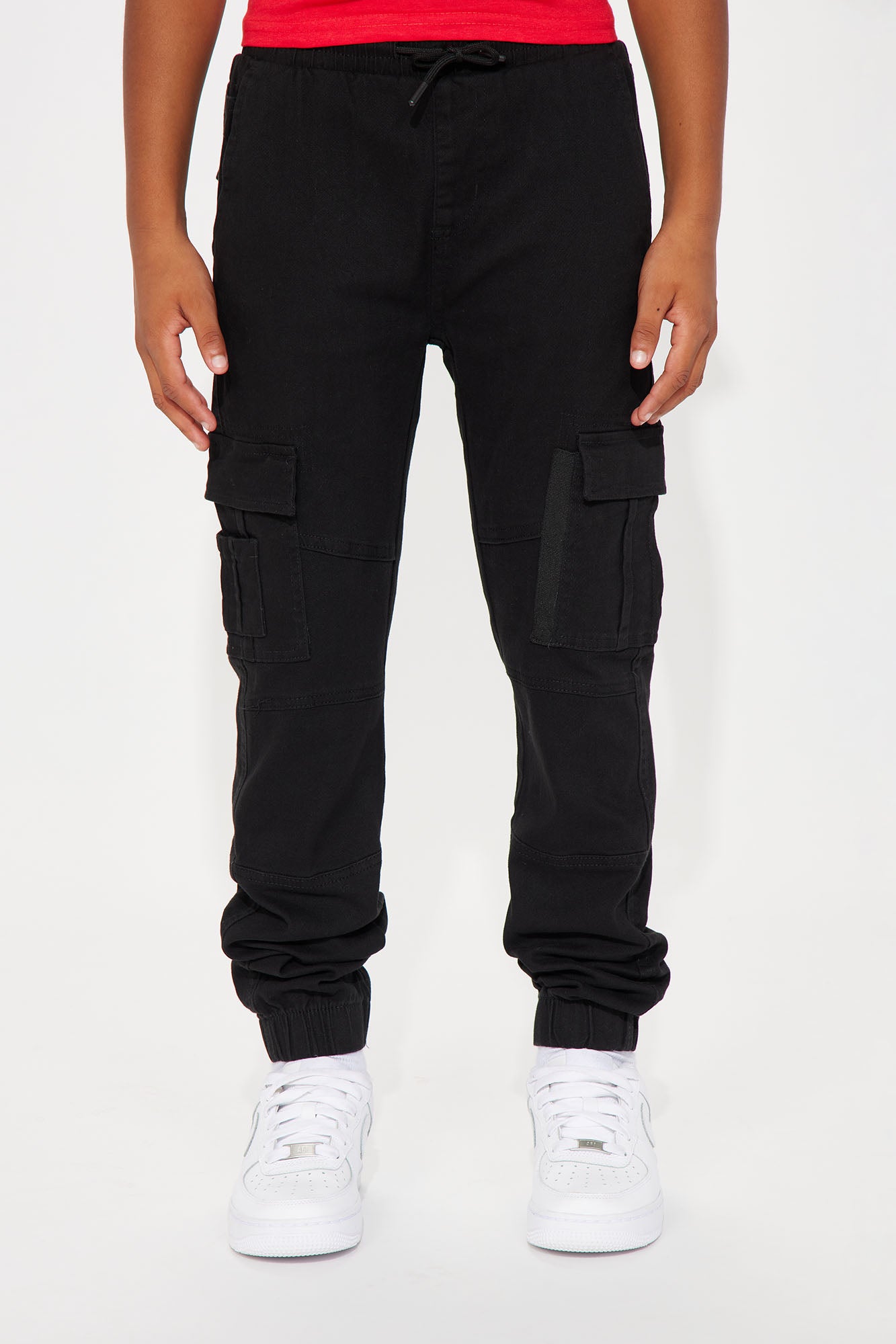 Mini Stretch Twill Cargo Joggers