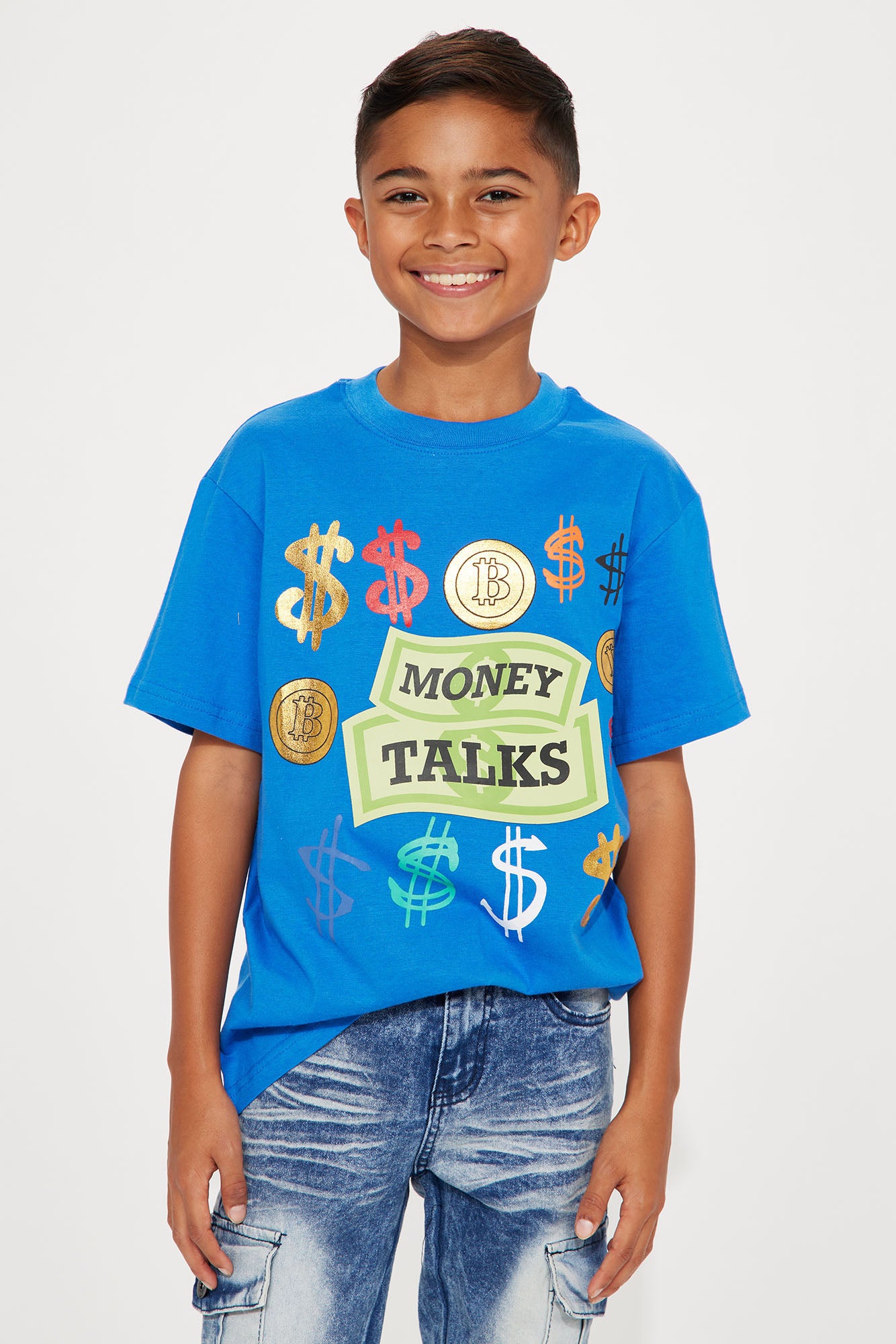 Mini Graffiti Money Talks Short Sleeve Tee