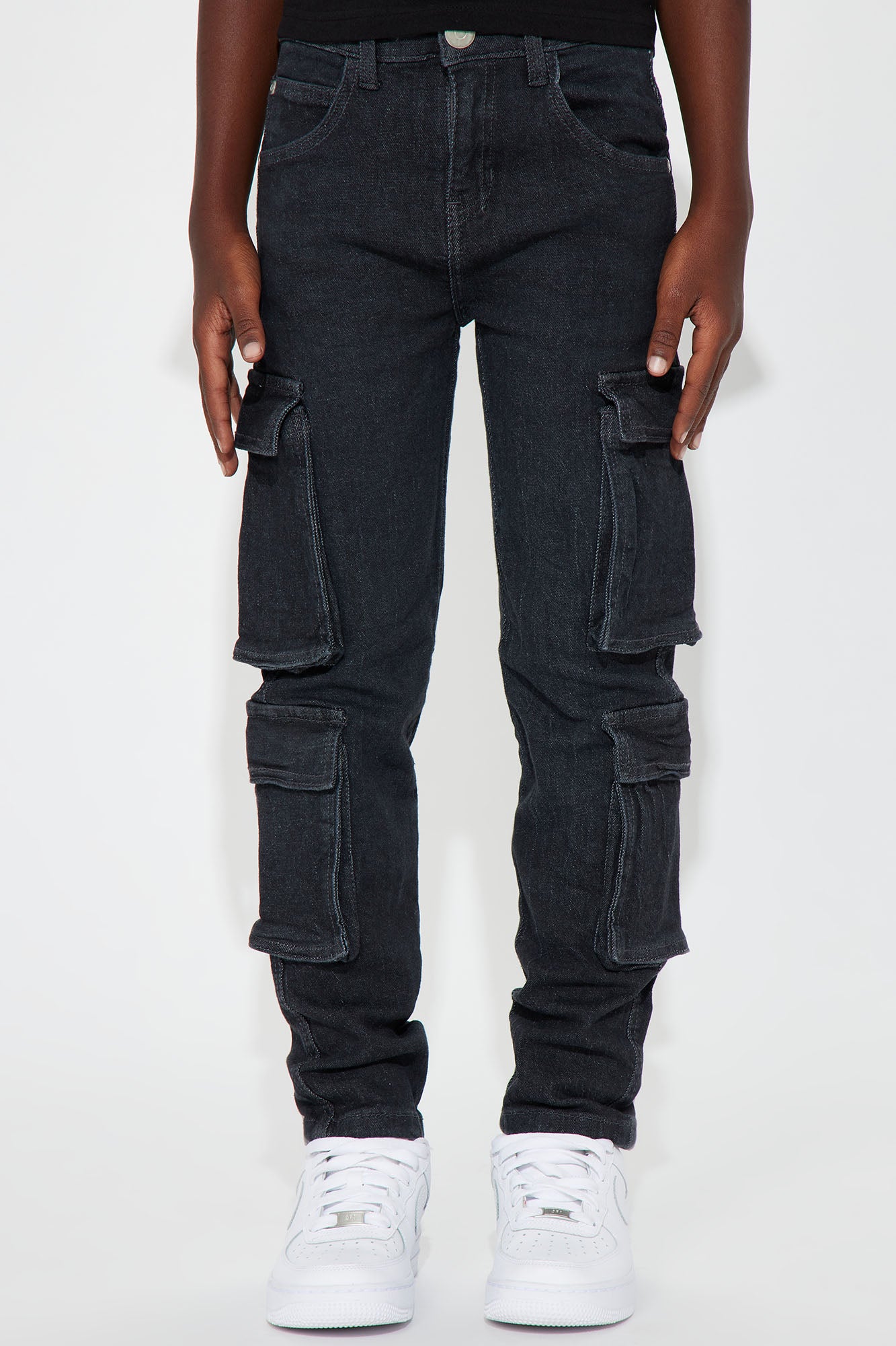 Mini Intellect Washed Cargo Denim