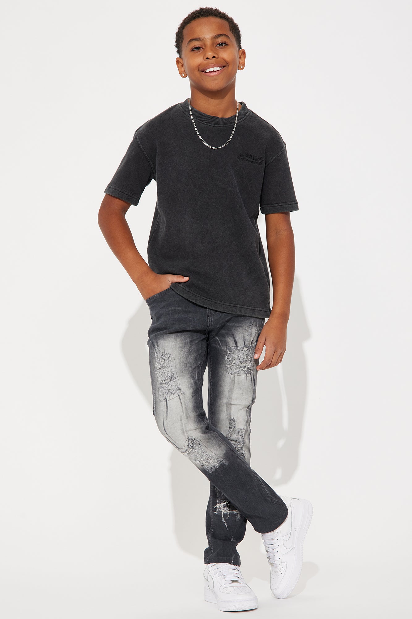 Mini Dylan Rip & Repair Denim Jean