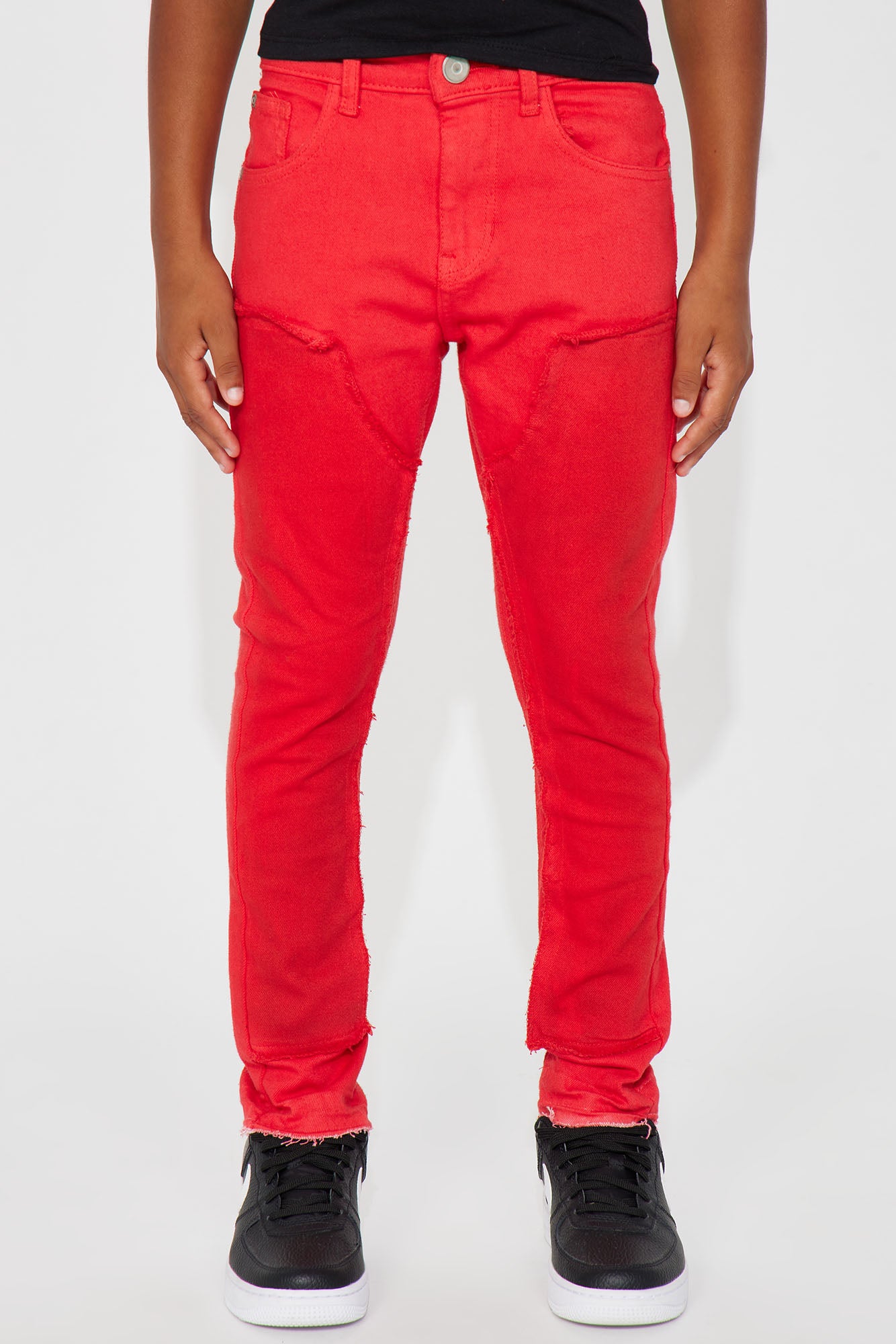 Mini Playing With Fire Patched Denim Jean