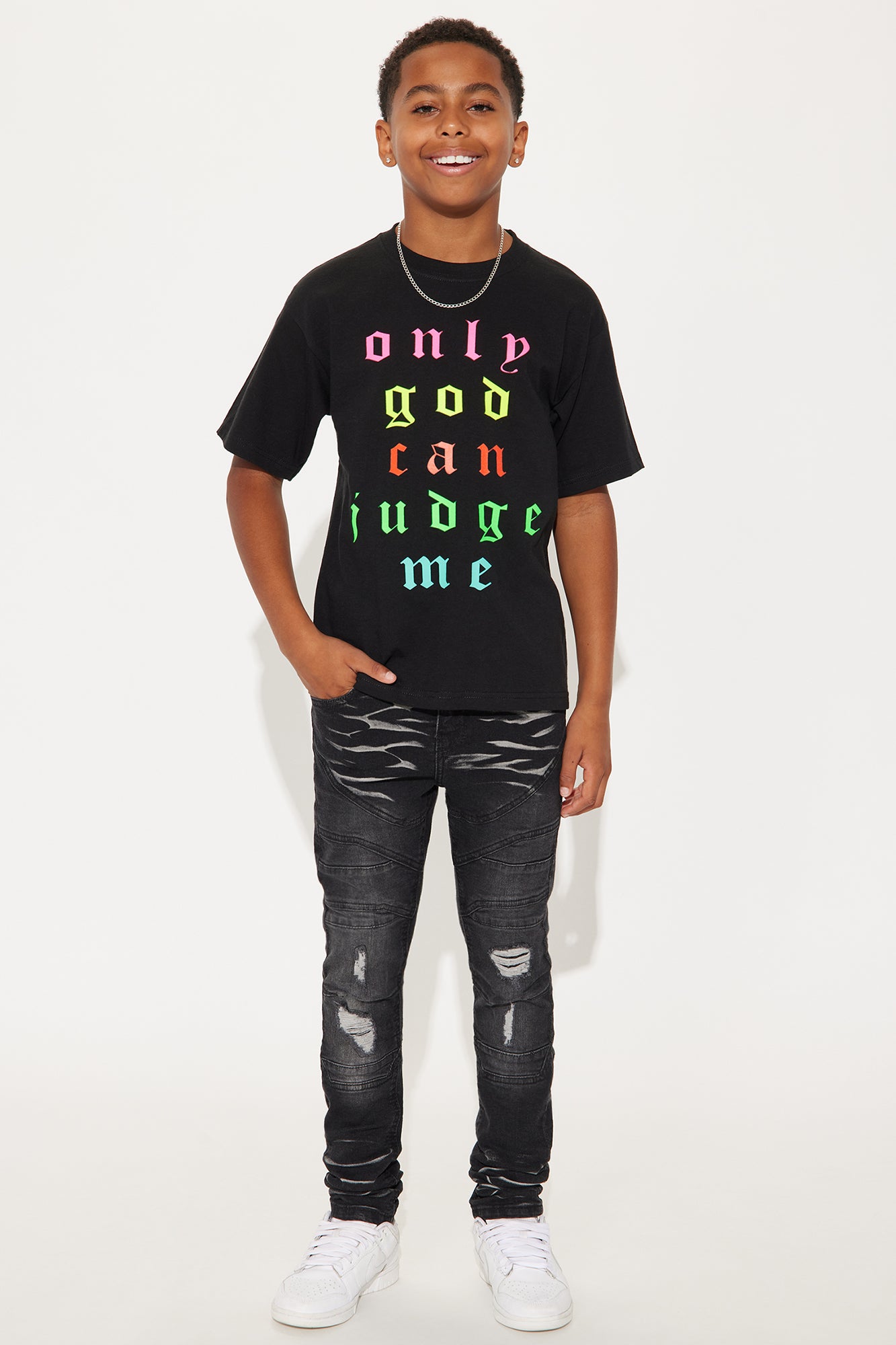 Mini Luda-Chris Rip And Repair Moto Denim Jean