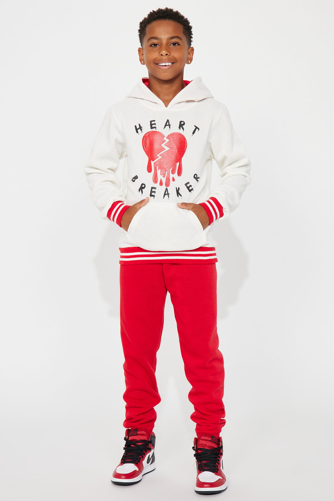 Mini Heart Breaker Fleece Set
