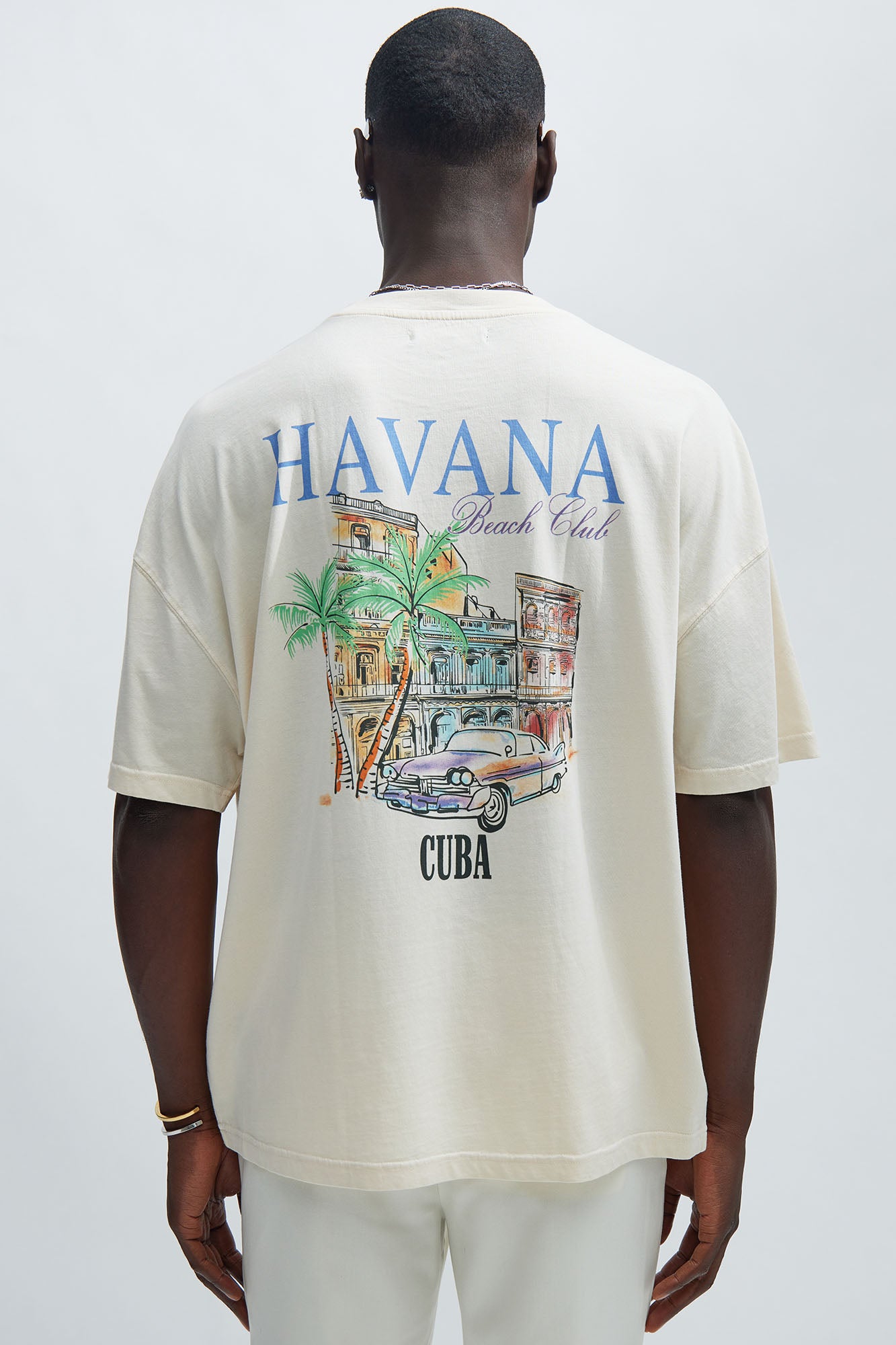 Havana Beach Oversized Short Sleeve Tee