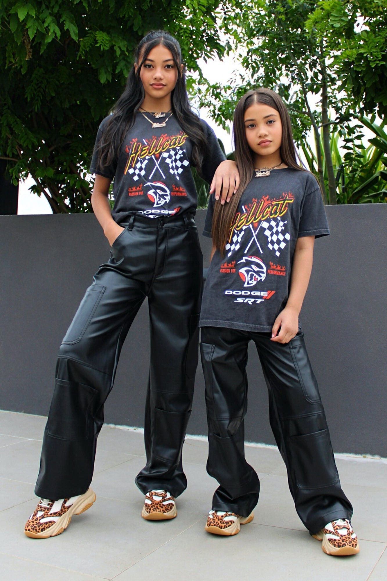Mini Said So Faux Leather Pant