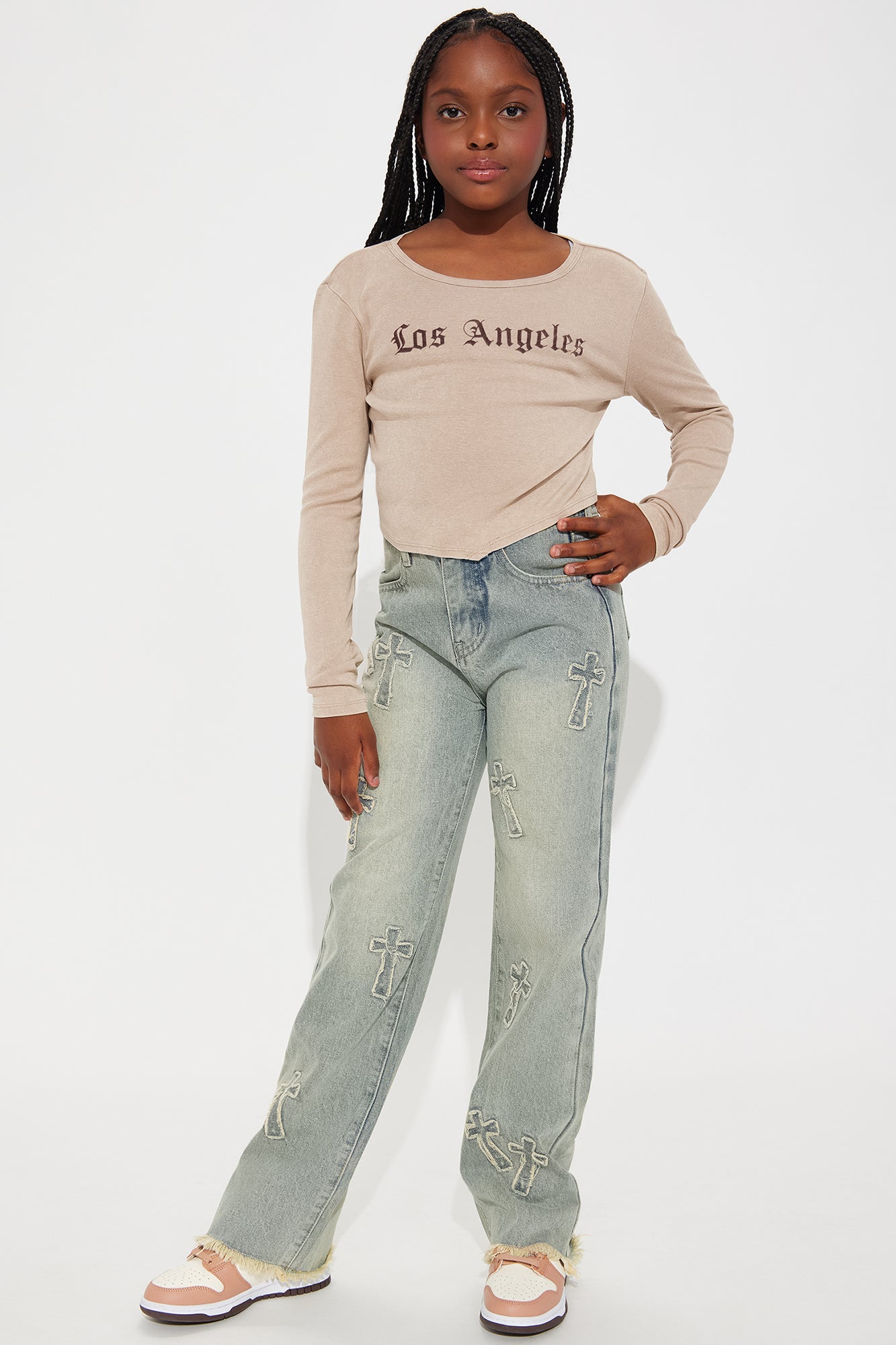 Mini Rowdy Girl Straight Leg Jean