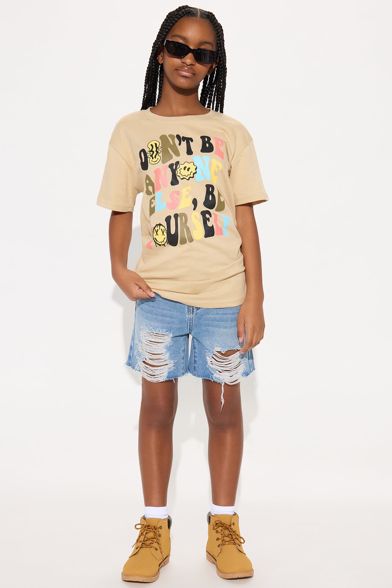 Mini Found A Way Ripped Denim Shorts